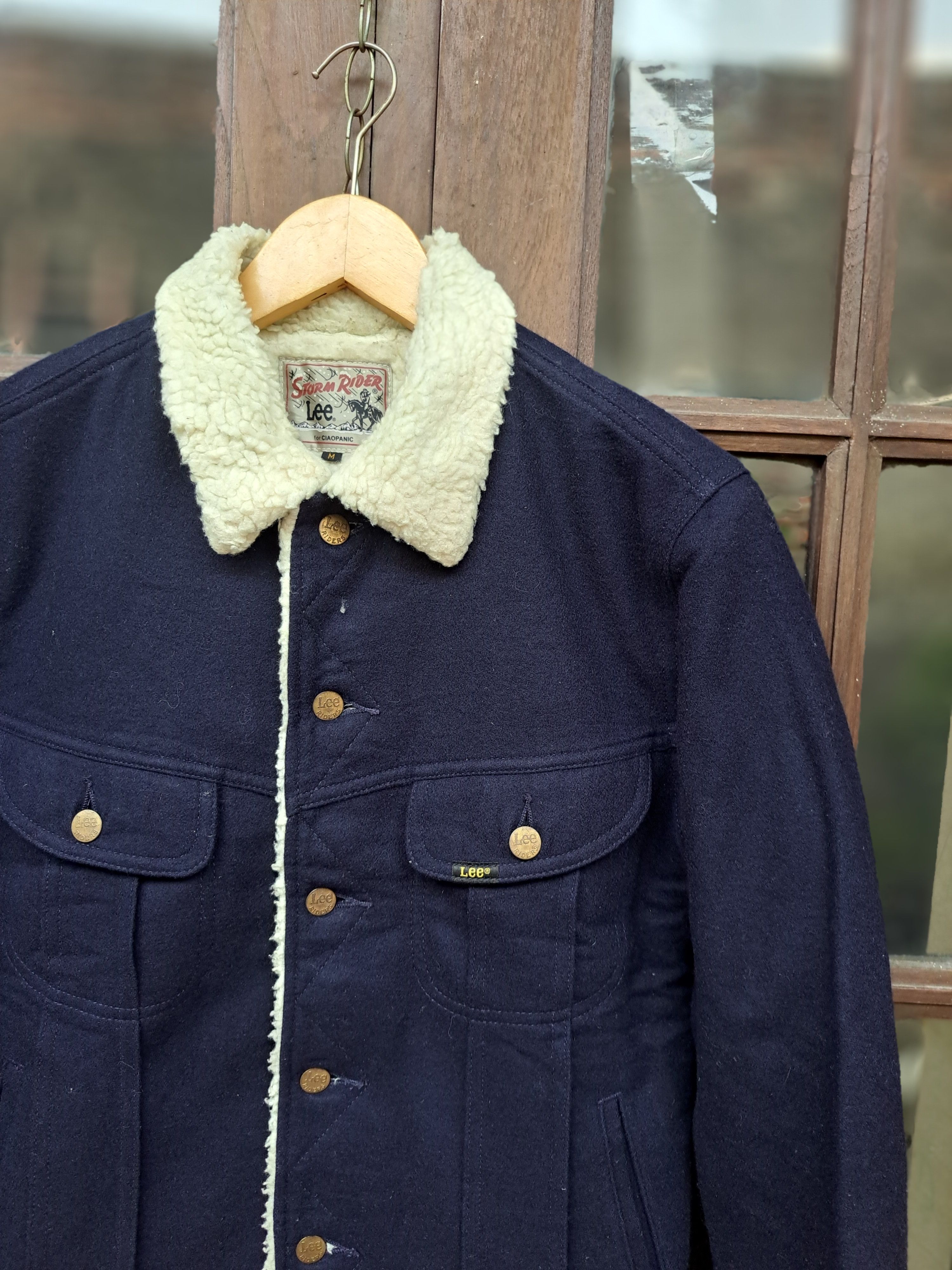 Lee Lee Storm Rider for Ciaopanic Wool Trucker Sherpa Jacket Size US M / EU 48-50 / 2 - 2 Thumbnail