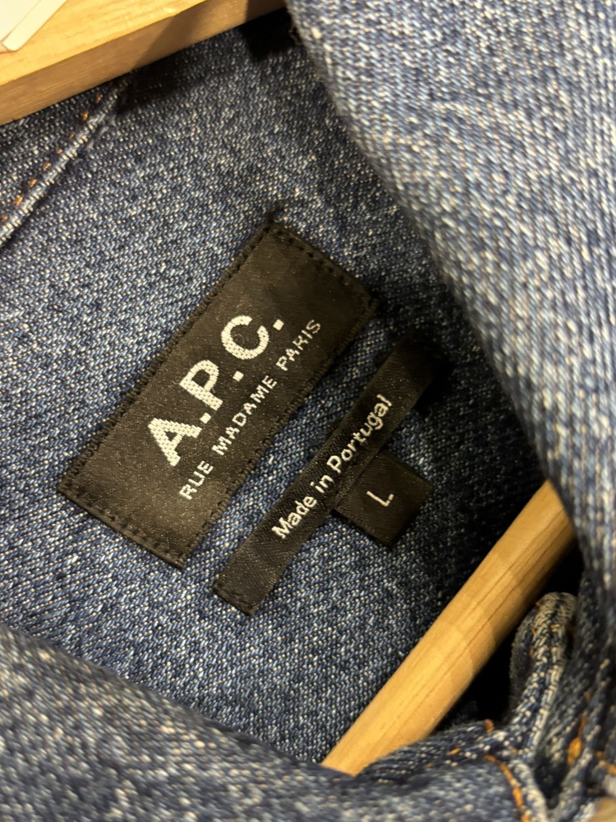 A.P.C. A.P.C. Vittorio Denim Shirt Size US L / EU 52-54 / 3 - 3 Thumbnail