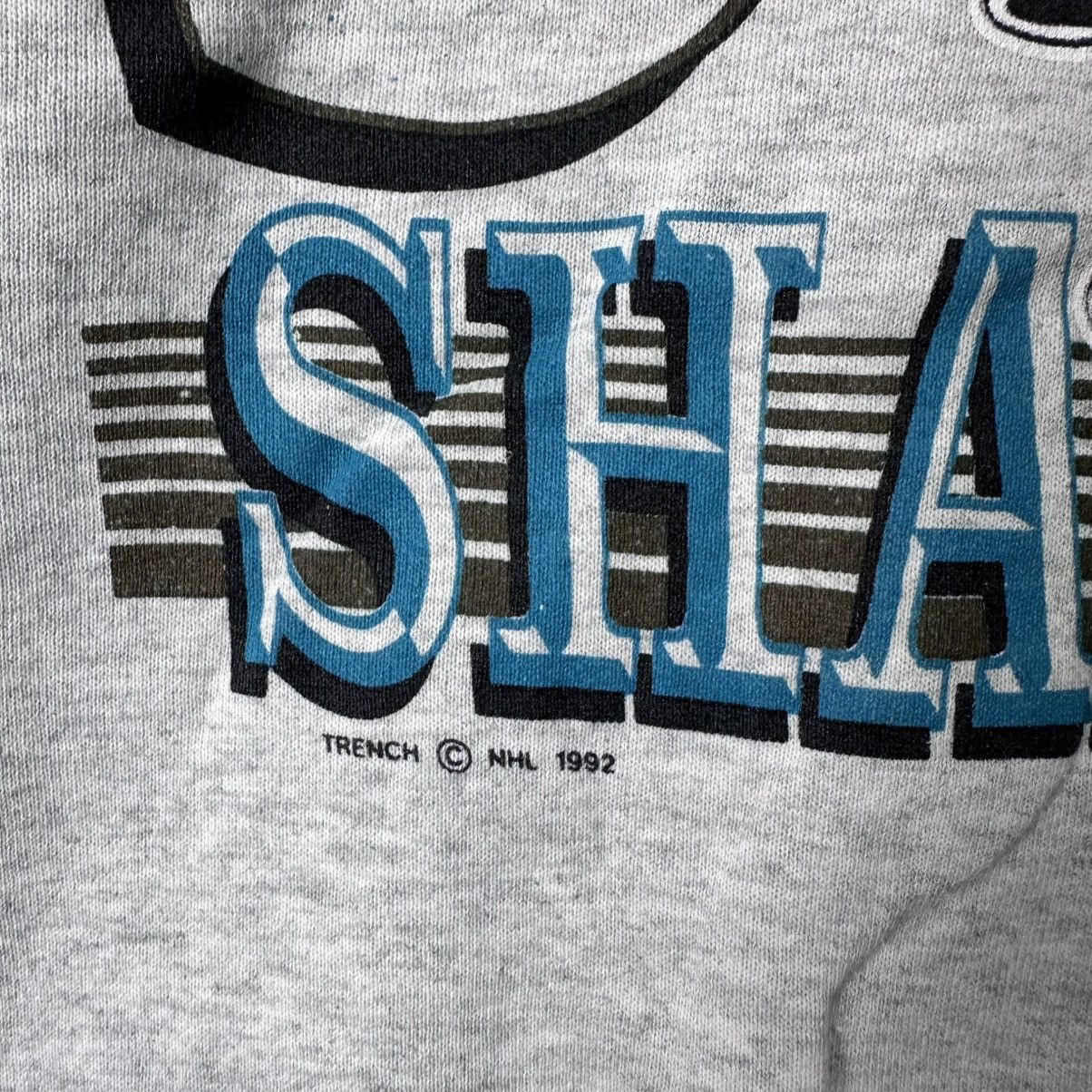 NFL Vintage 1992 San Jose Sharks Sweatshirt NHL Size US L / EU 52-54 / 3 - 3 Thumbnail