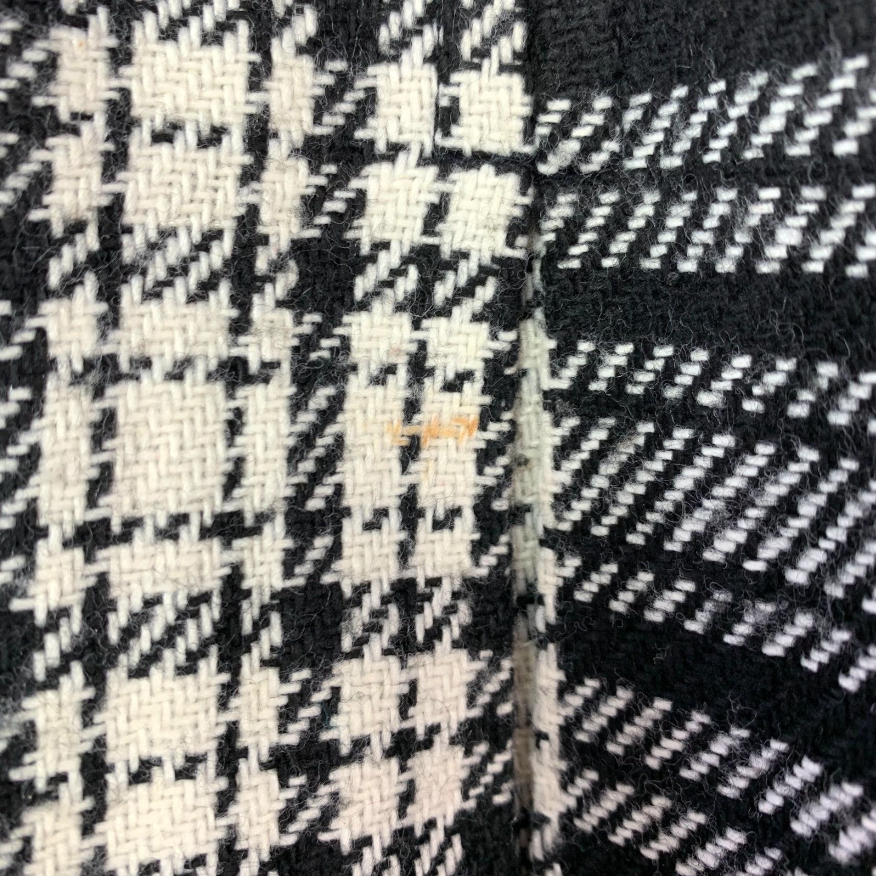 Vintage VINTAGE Mode O'Day Black White Plaid Short Skirt 70s Dark Academia Waist 26" Womens Size 26" / US 2 / IT 38 - 4 Thumbnail