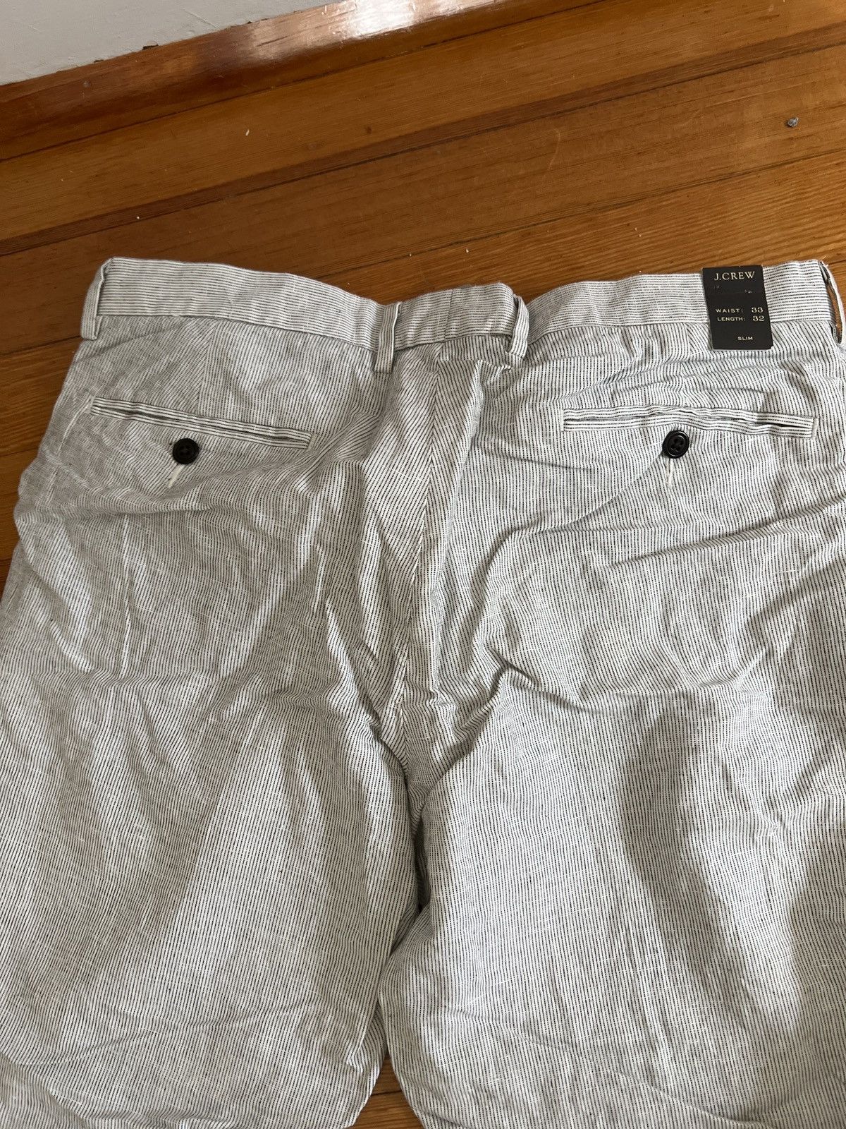 J.Crew NWT J. Crew Bowery Slim Linen Pants Size US 33 - 5 Thumbnail