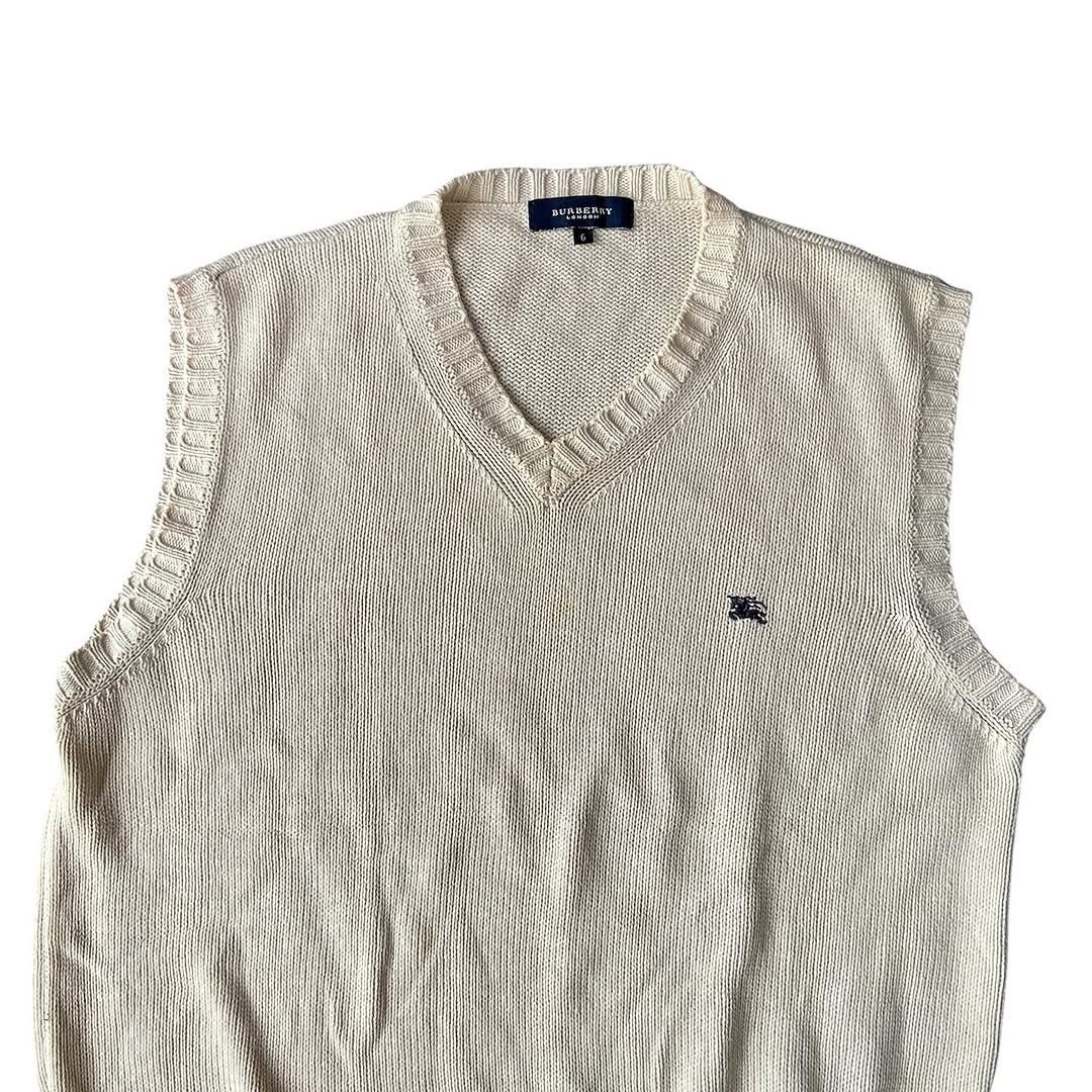 Burberry Burberry Vest Knitwear Vintage Size US M / EU 48-50 / 2 - 2 Thumbnail