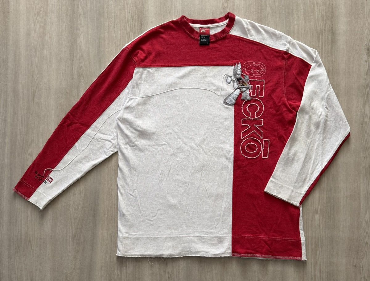 Ecko Unltd. Vintage Ecko Embroidered Rare Rhino Logo Sz LThrashed Size US L / EU 52-54 / 3 - 1 Thumbnail