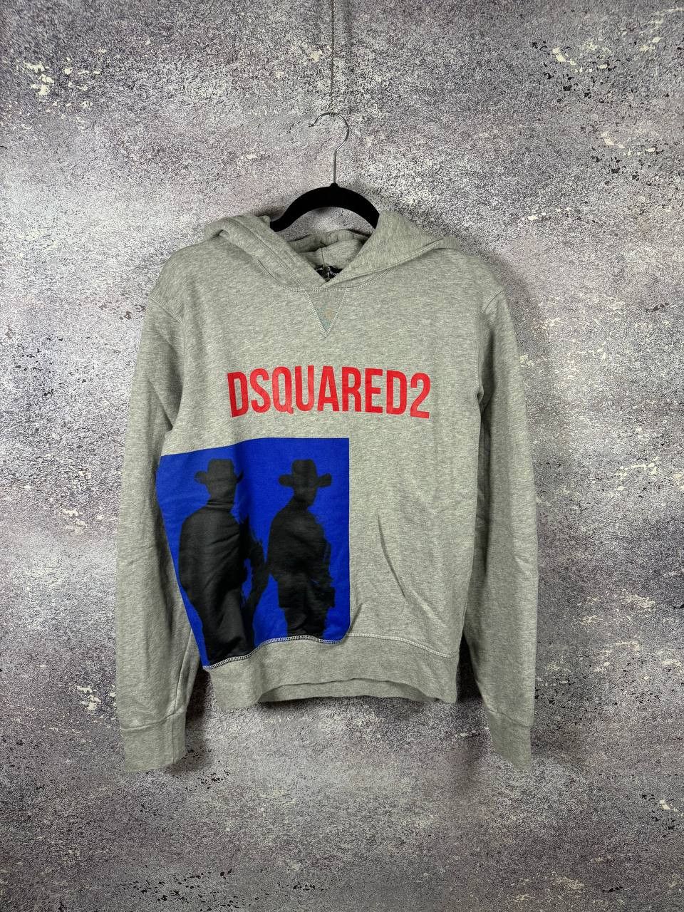 Dsquared2 × Vintage Dsquared2 Printed Logo Gray Hoodie Men's Small Size US S / EU 44-46 / 1 - 1 Thumbnail