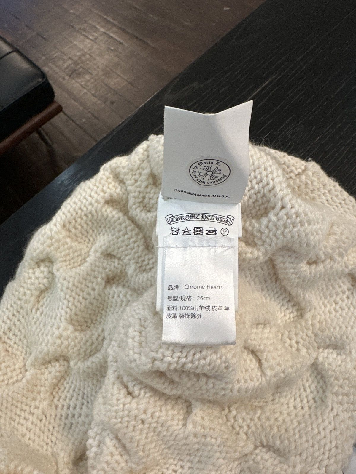 Chrome Hearts CHROME HEARTS CHEETAH PATCH BEANIE Size ONE SIZE - 5 Thumbnail