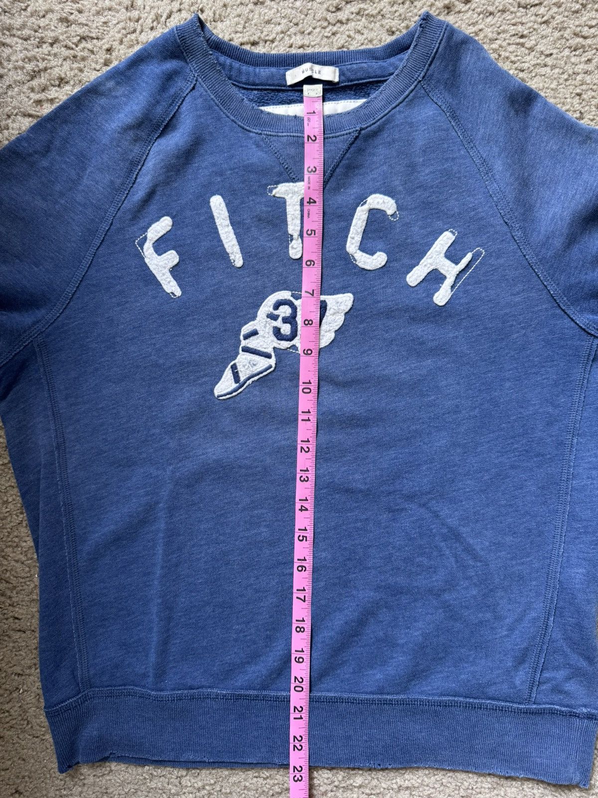 Abercrombie & Fitch Vintage Abercrombie and Fitch mens blue sweatshirt Medium Size US M / EU 48-50 / 2 - 4 Thumbnail