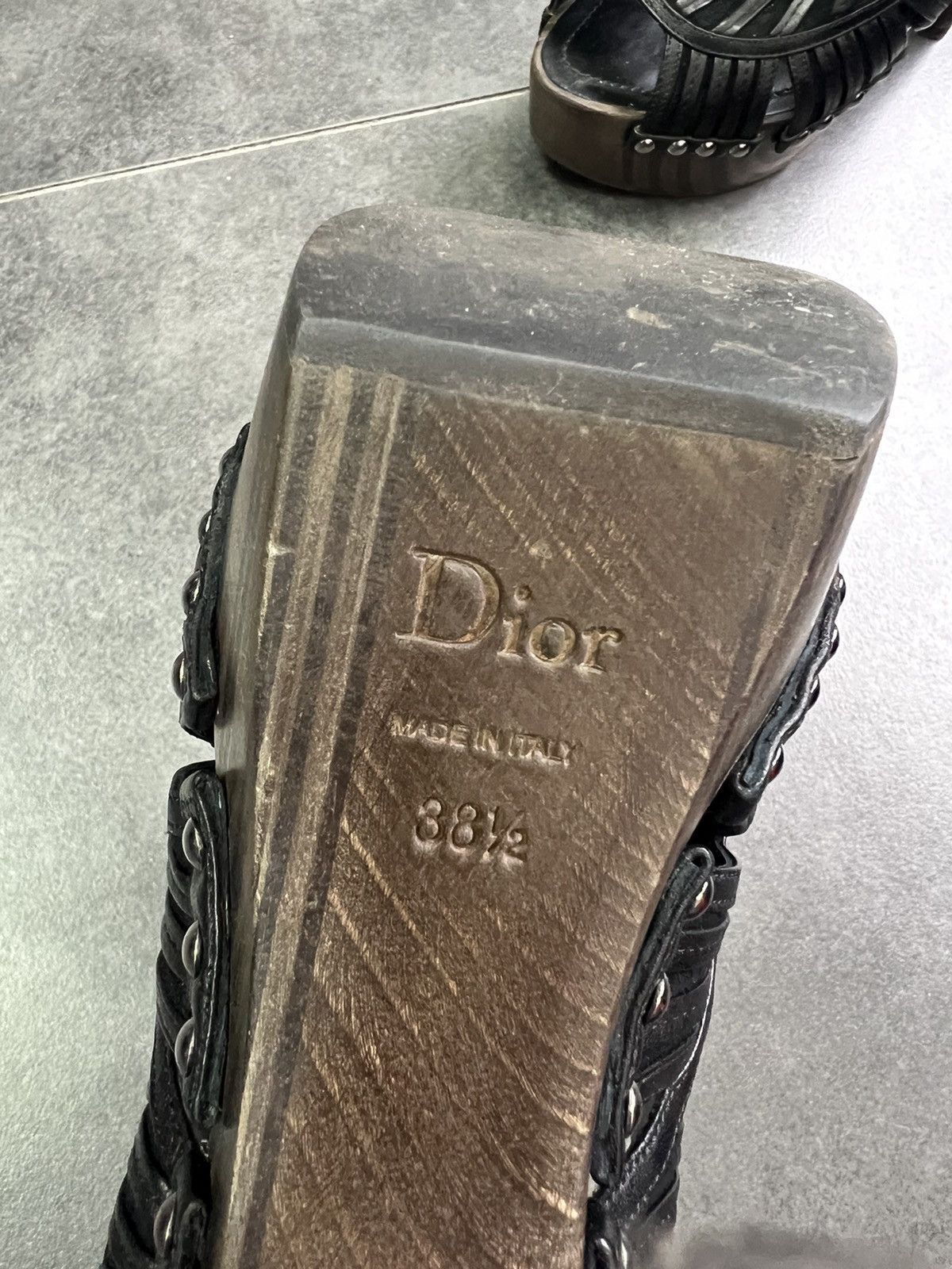 Dior Archive Dior John Galliano couchette y2k heels sandals Size US 8.5 / IT 38.5 - 7 Thumbnail