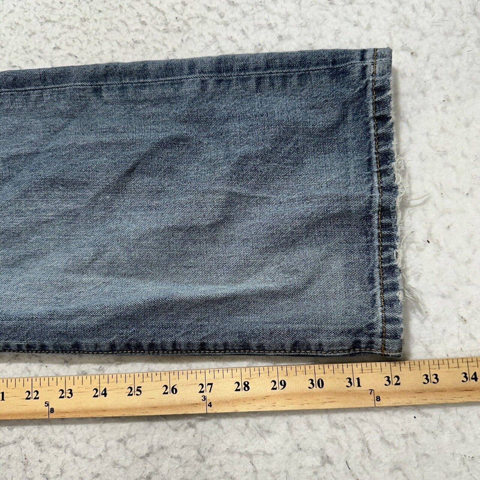 Gap GAP 34x32 Relaxed Fit Straight Leg Denim Blue Jeans Size US 34 / EU 50 - 11 Thumbnail