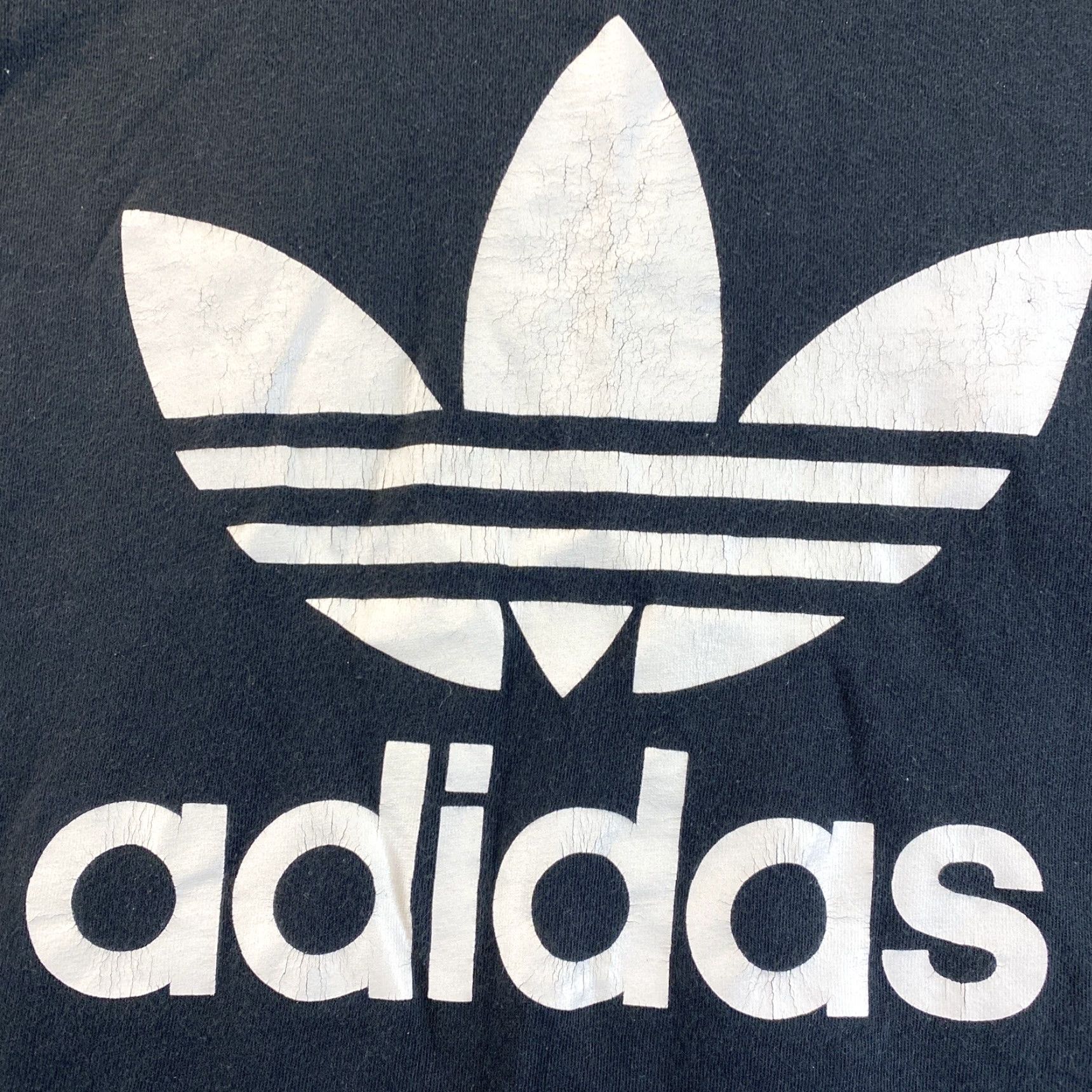 Adidas Adidas Shirt Men M Black Spell Out Graphic Logo 80-64 Mens Size US M / EU 48-50 / 2 - 2 Thumbnail