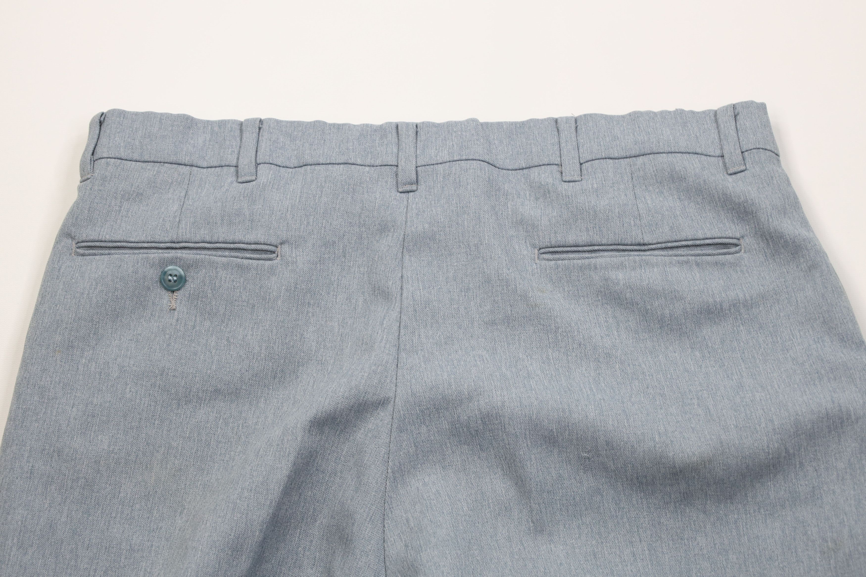Vintage Vintage 70s Streetwear Chambray Wide Leg Chino Pants USA Size US 34 / EU 50 - 12 Thumbnail