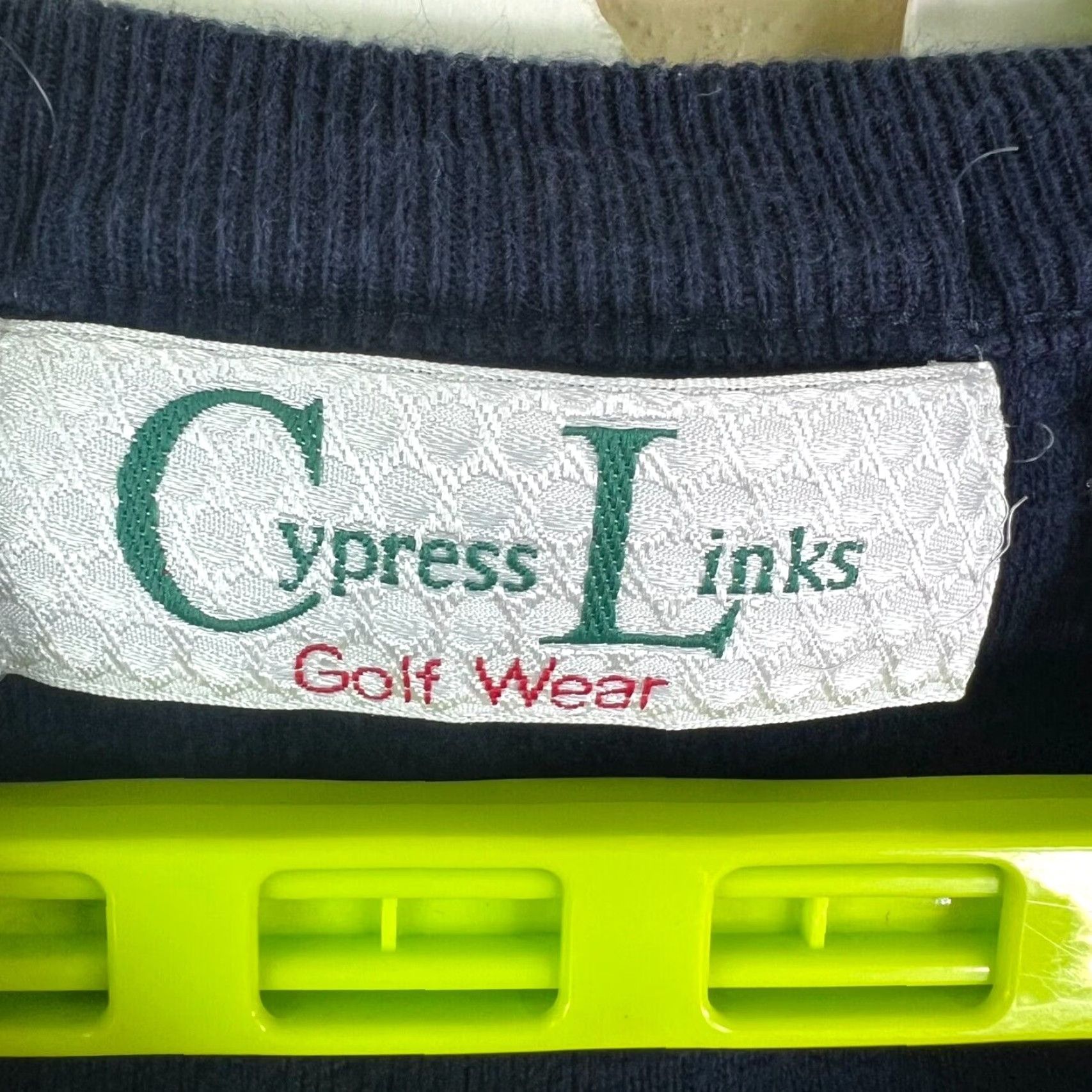 Vintage VINTAGE Cypress Links Golf Sweater Vest Mens XLT Blue Sleeveless Cotton Classic Size US XL / EU 56 / 4 - 4 Thumbnail
