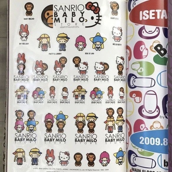 Bape BAPE 2009 Mook book magazine a bathing ape Bag sanrio kitty Size ONE SIZE - 3 Thumbnail