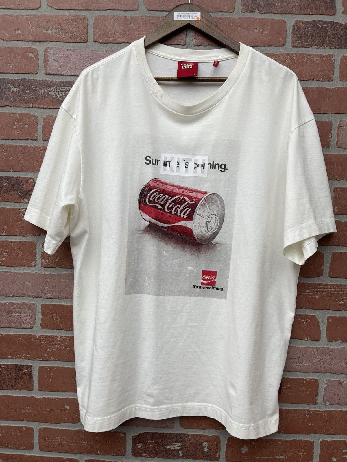 Kith Size L - Kith x Coke Cola Tee Shirt White Size US L / EU 52-54 / 3 - 1 Thumbnail