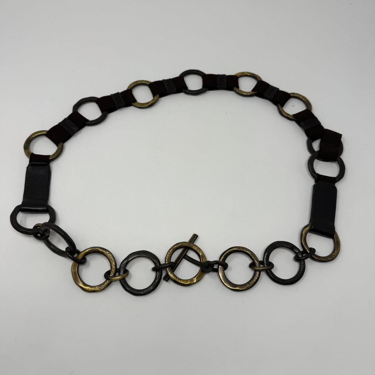 Vintage Vintage Y2K Sandy Duftler Designed Chain Belt Women's Medium Size ONE SIZE - 1 Thumbnail