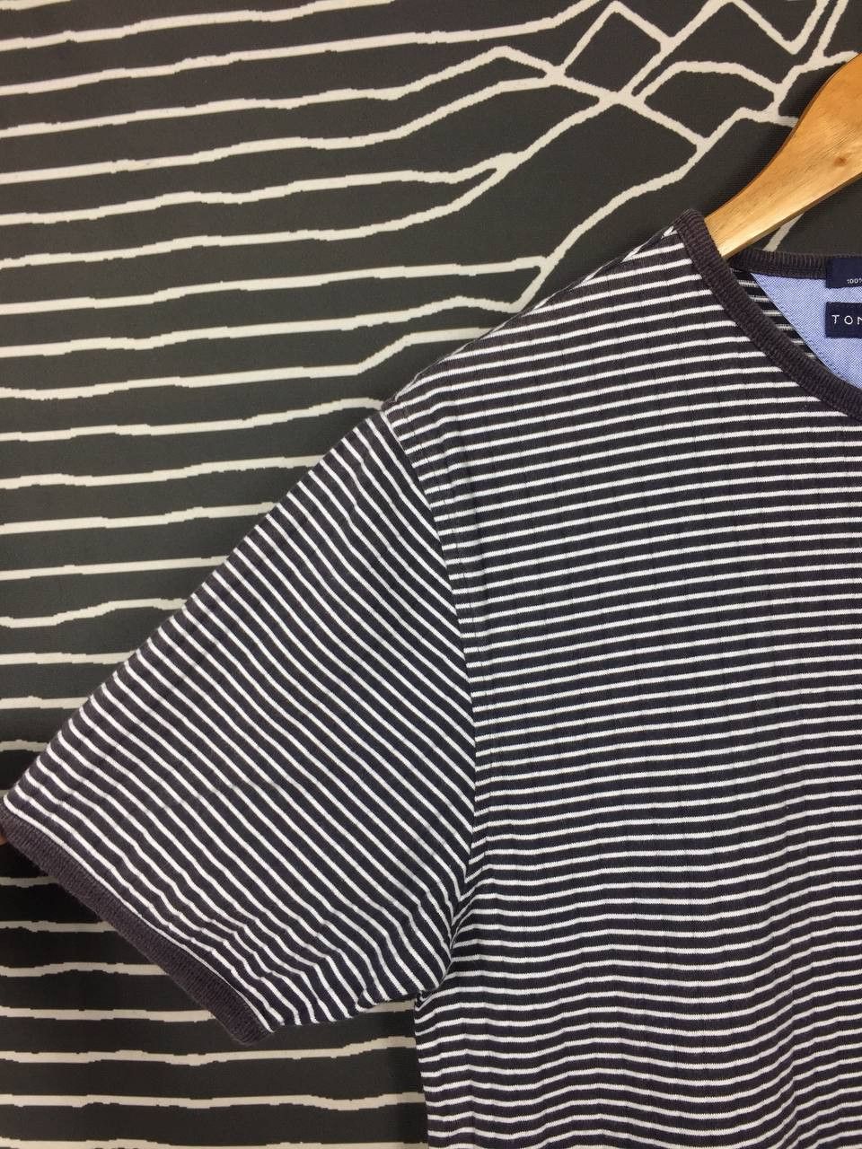 Tommy Hilfiger × Vintage Vtg Tommy Hilfiger Small Logo Striped Ringer Tee Size US M / EU 48-50 / 2 - 4 Thumbnail