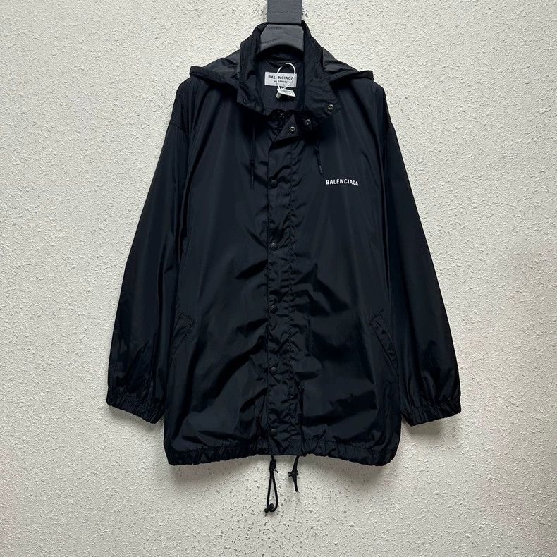 Balenciaga Balenciaga Logo Coach Jacket - dmc Size US XS / EU 42 / 0 - 1 Thumbnail
