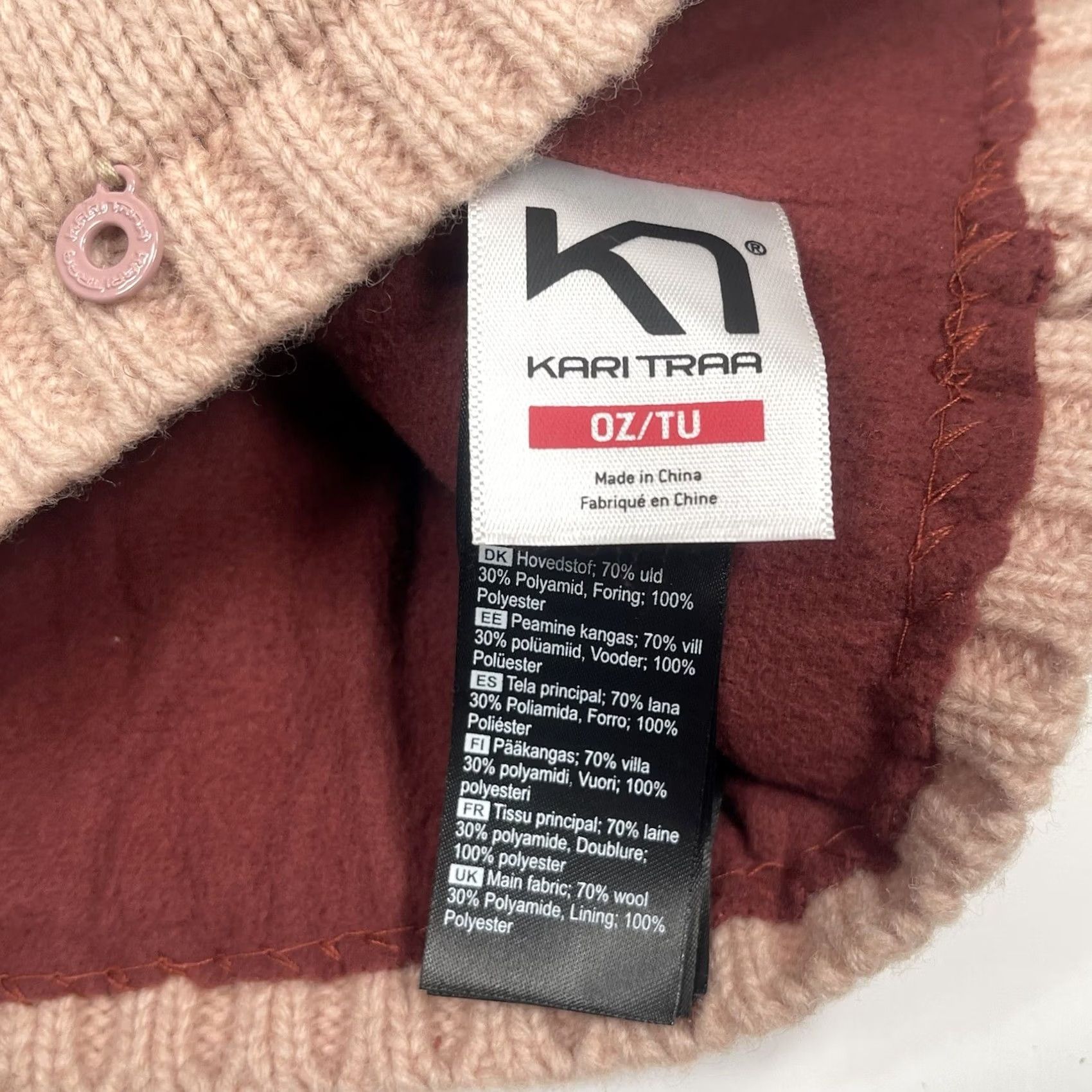 Vintage VINTAGE: No, Kari Traa Beanie Womens Winter Snow Knit Hat Pink One Size Wool Polyamide Blend Knit Logo Winter Beanie Womens Size ONE SIZE - 6 Thumbnail