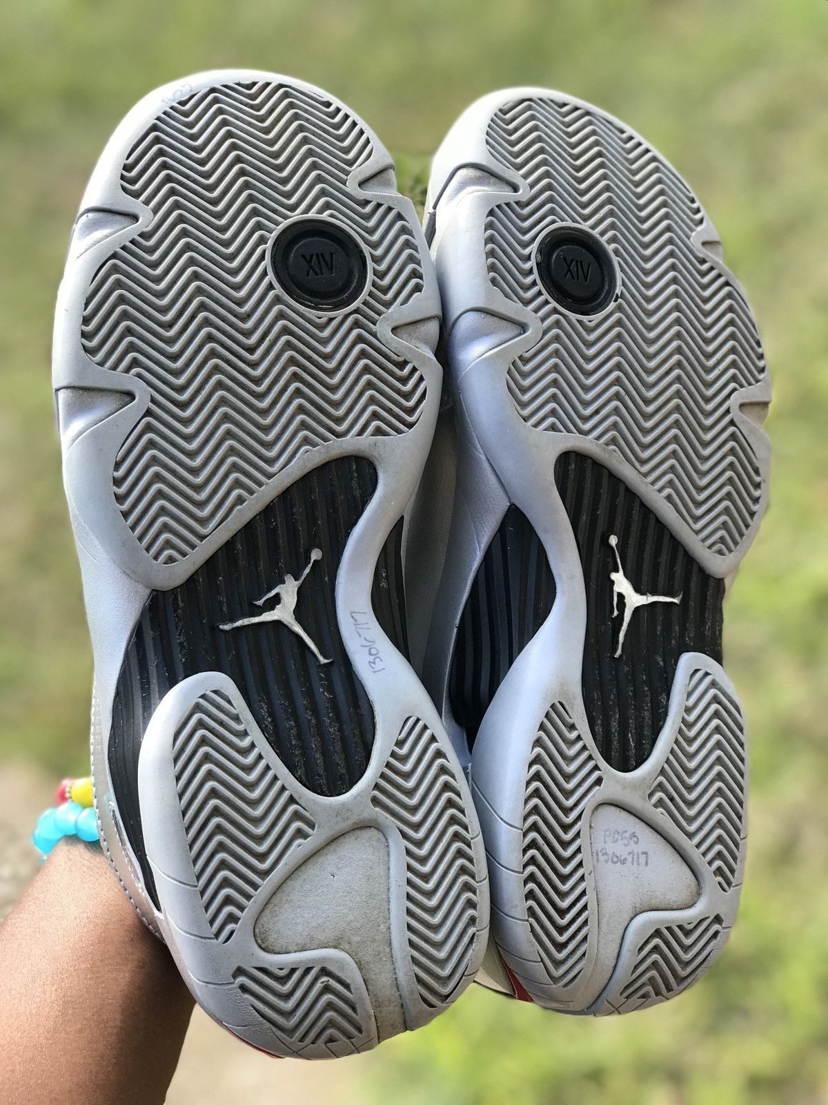 Jordan Brand Air Jordan Retro 14 Low Metallic Silver Women’s Size 8 /6.5Y Size US 8 / IT 38 - 8 Thumbnail