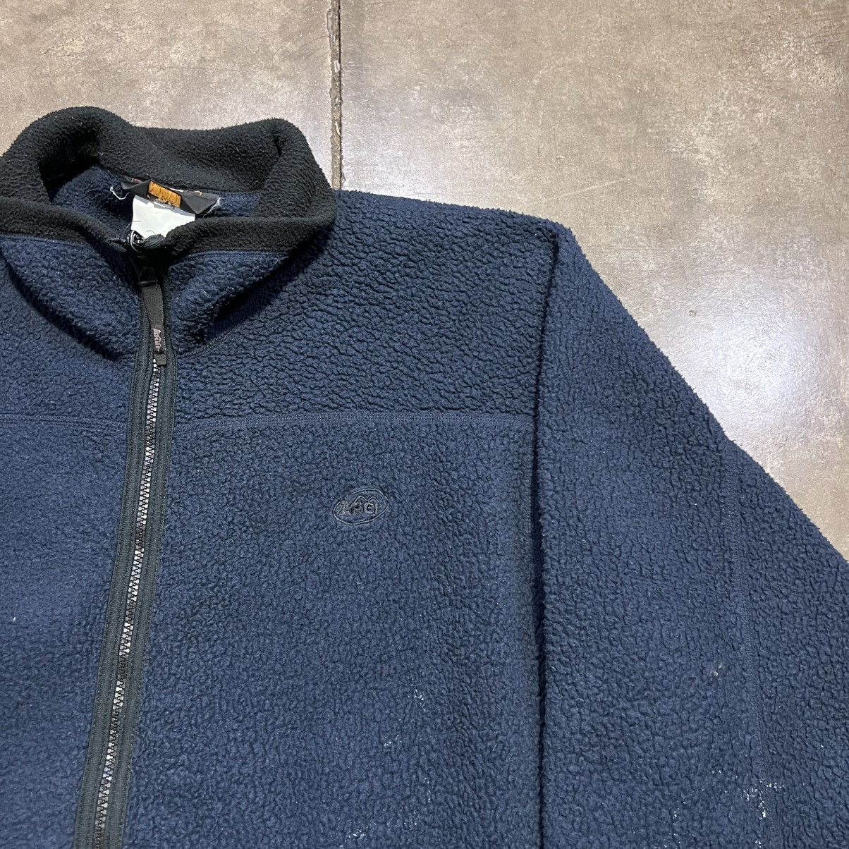 Rei Vintage REI Fleece Jacket Zip Up Deep Pile Sherpa 90s USA Size US XL / EU 56 / 4 - 6 Thumbnail
