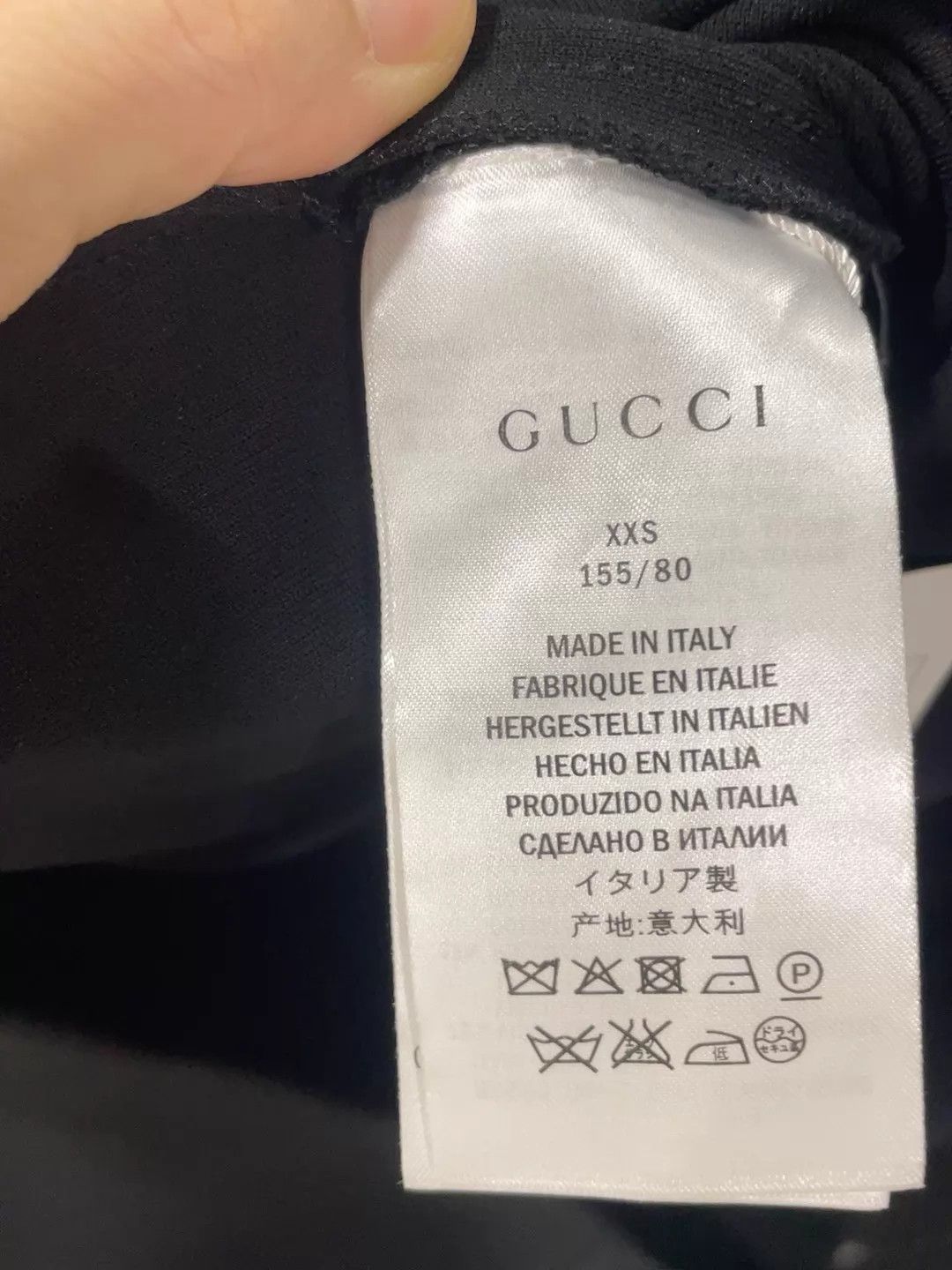 Gucci Gucci Women's Black Pleated Long Sleeve Dress XXS Size XXS / US 00 / IT 34 - 4 Thumbnail