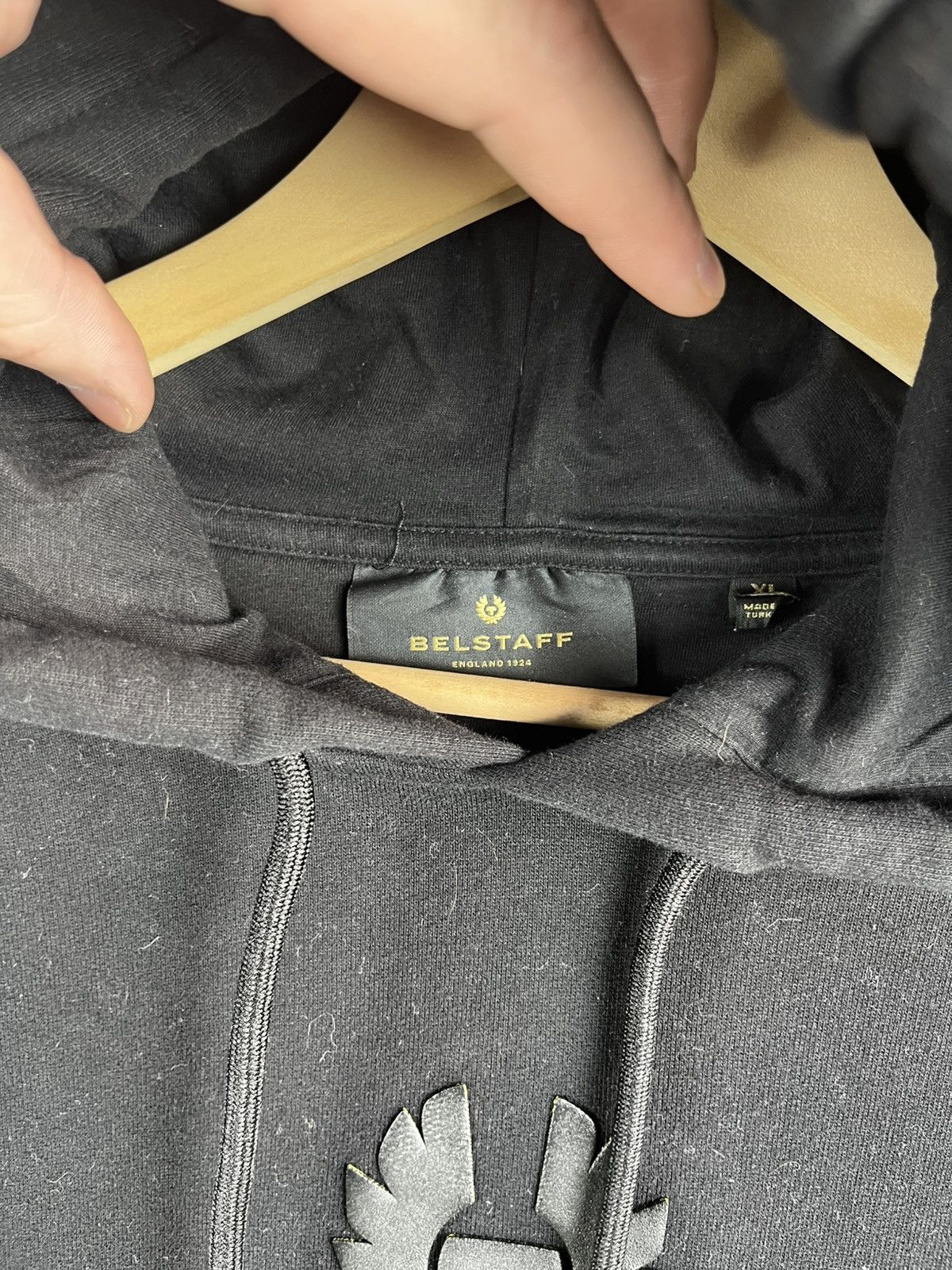 Belstaff Belstaff hoodie big logo size xl Size US XL / EU 56 / 4 - 5 Thumbnail