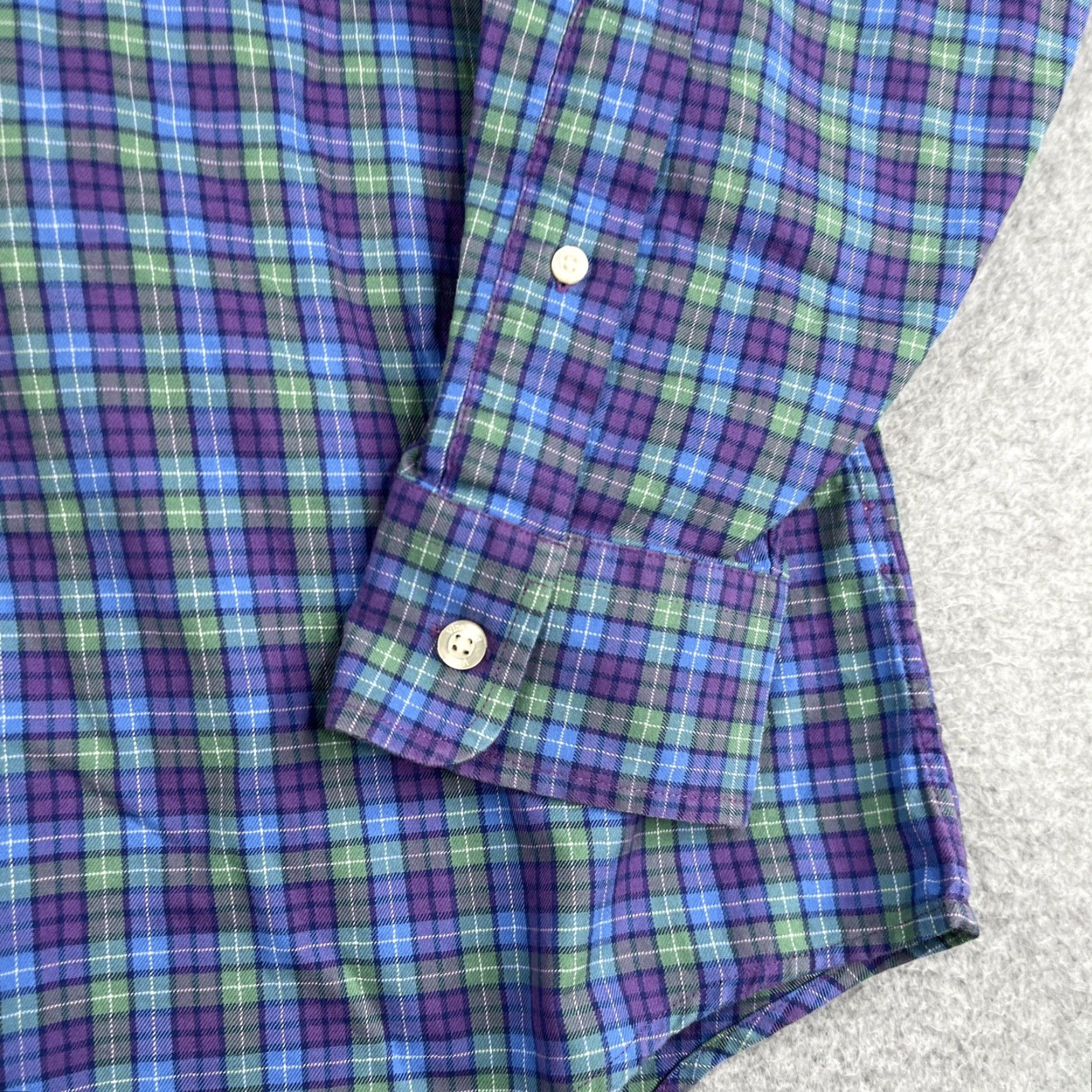 Vineyard Vines Vineyard Vines Whale Shirt Mens Long Sleeve Button-Up Collared Multicolor Tattersall Check Casual Classic Fit M Size US M / EU 48-50 / 2 - 2 Thumbnail