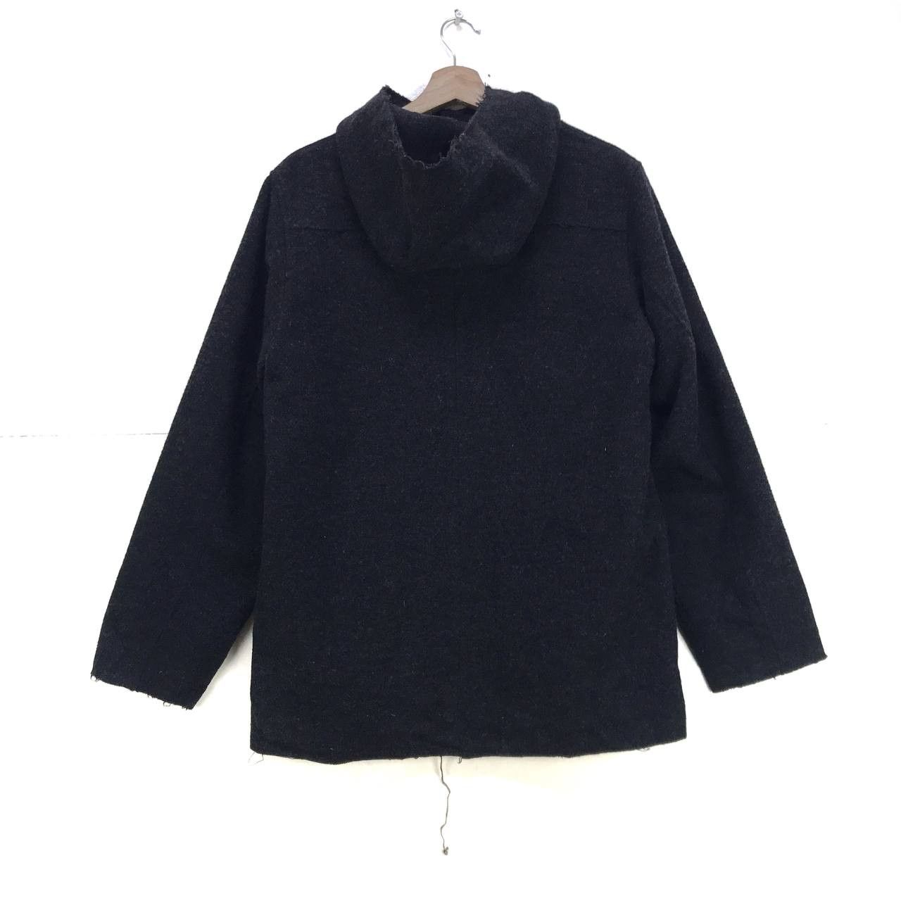 Japanese Brand × Yohji Yamamoto Ined Homme by Yohji Yamamoto Art Flower Distressed Wool Size US S / EU 44-46 / 1 - 2 Thumbnail