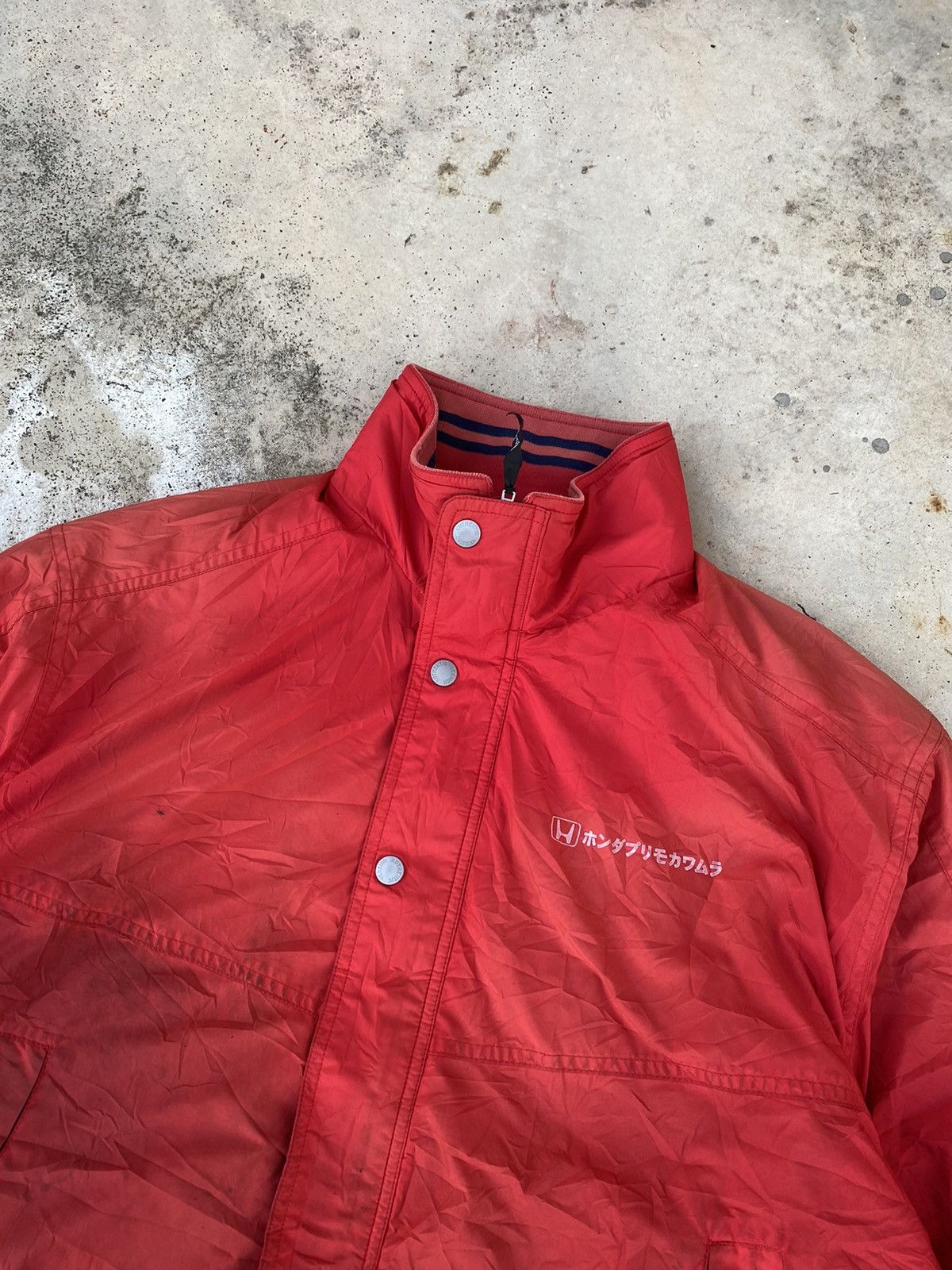 Honda Distressed Faded Vintage Honda Racing Reversible Jacket Size US L / EU 52-54 / 3 - 5 Thumbnail