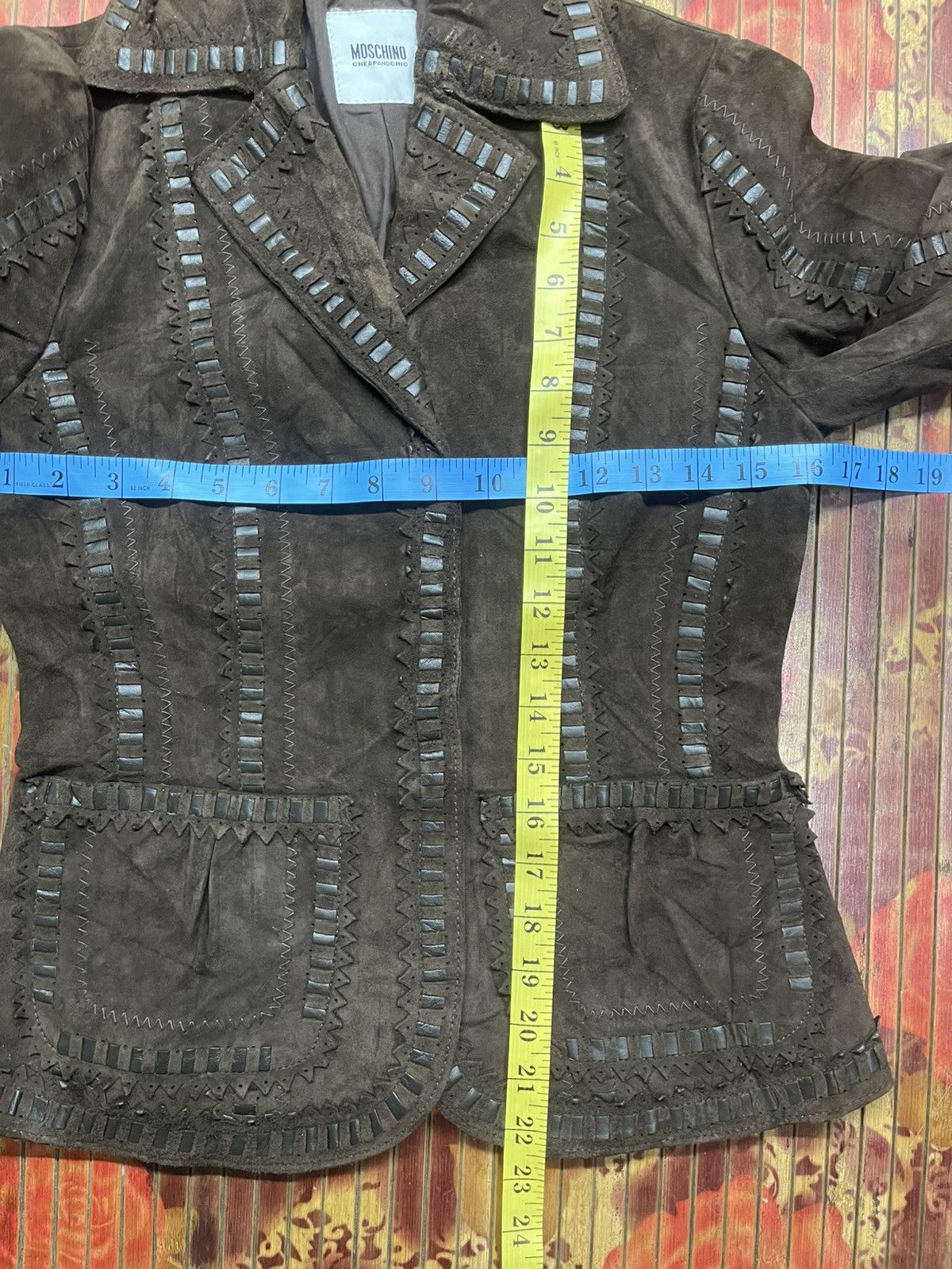 Moschino Leather Blazer Moschino Cheap And Chic Size M / US 6-8 / IT 42-44 - 4 Thumbnail