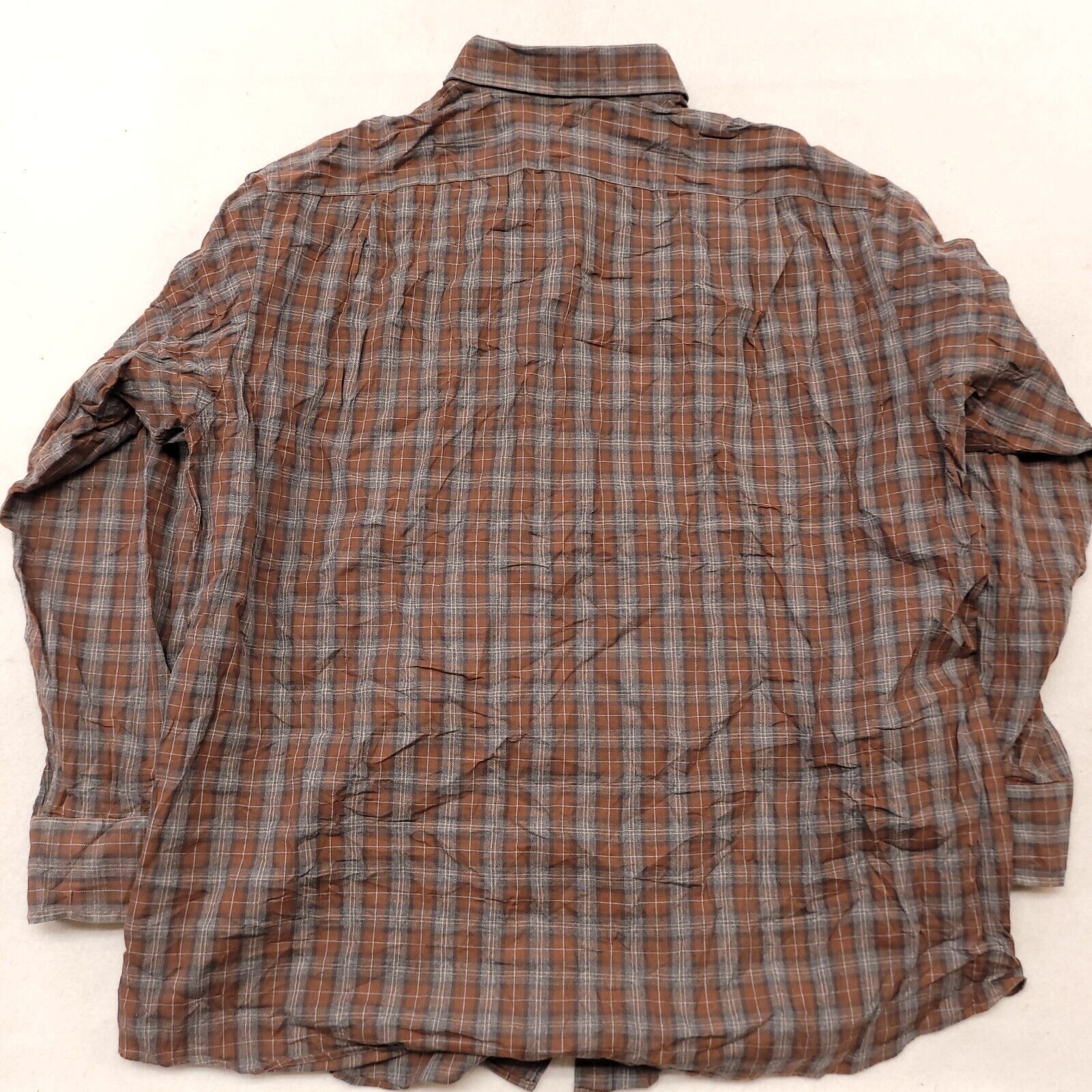 Cremieux Cremieux Collection Tartan Flannel Shirt Mens Size XL Orange Size US XL / EU 56 / 4 - 10 Thumbnail
