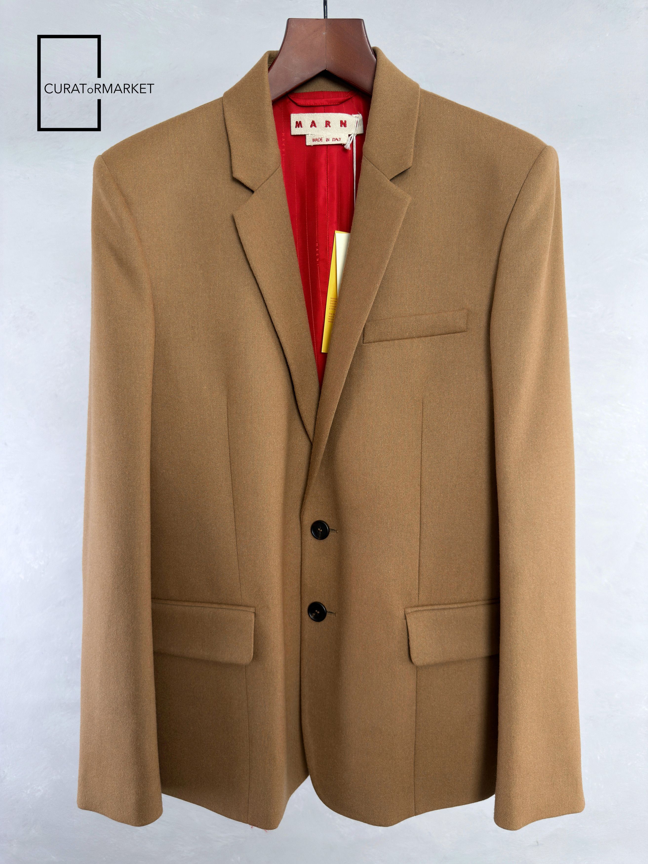 Marni EU48 GRAIL Embroidered Multi Button Wool Flannel Blazer FW22 Size US M / EU 48-50 / 2 - 6 Thumbnail
