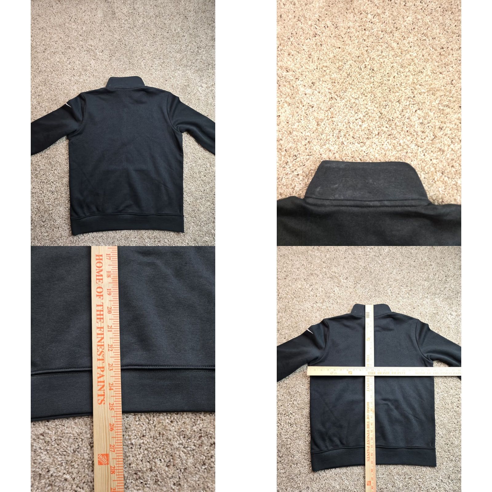 Nike VINTAGE Nike Golf Pullover Womens Small Black 1/4 Zip Mock Neck NWT Size S / US 4 / IT 40 - 8 Thumbnail
