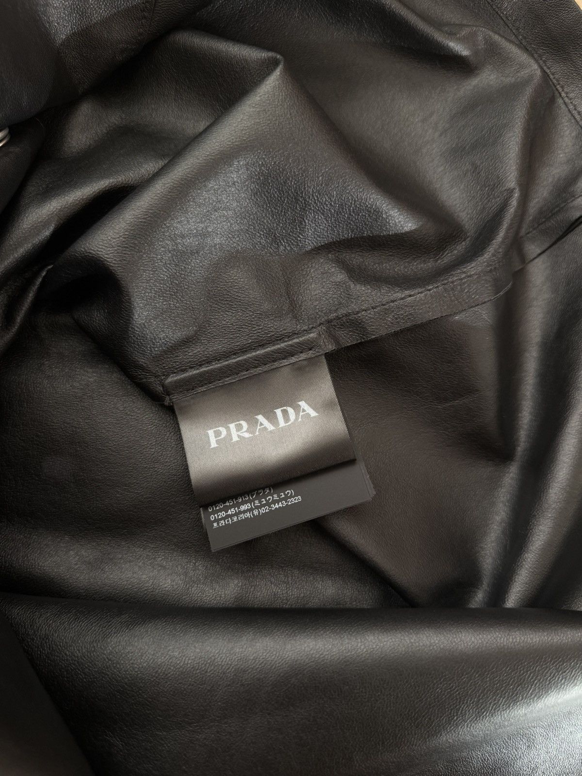Prada Prada Nappa leather shirt Size US L / EU 52-54 / 3 - 5 Thumbnail
