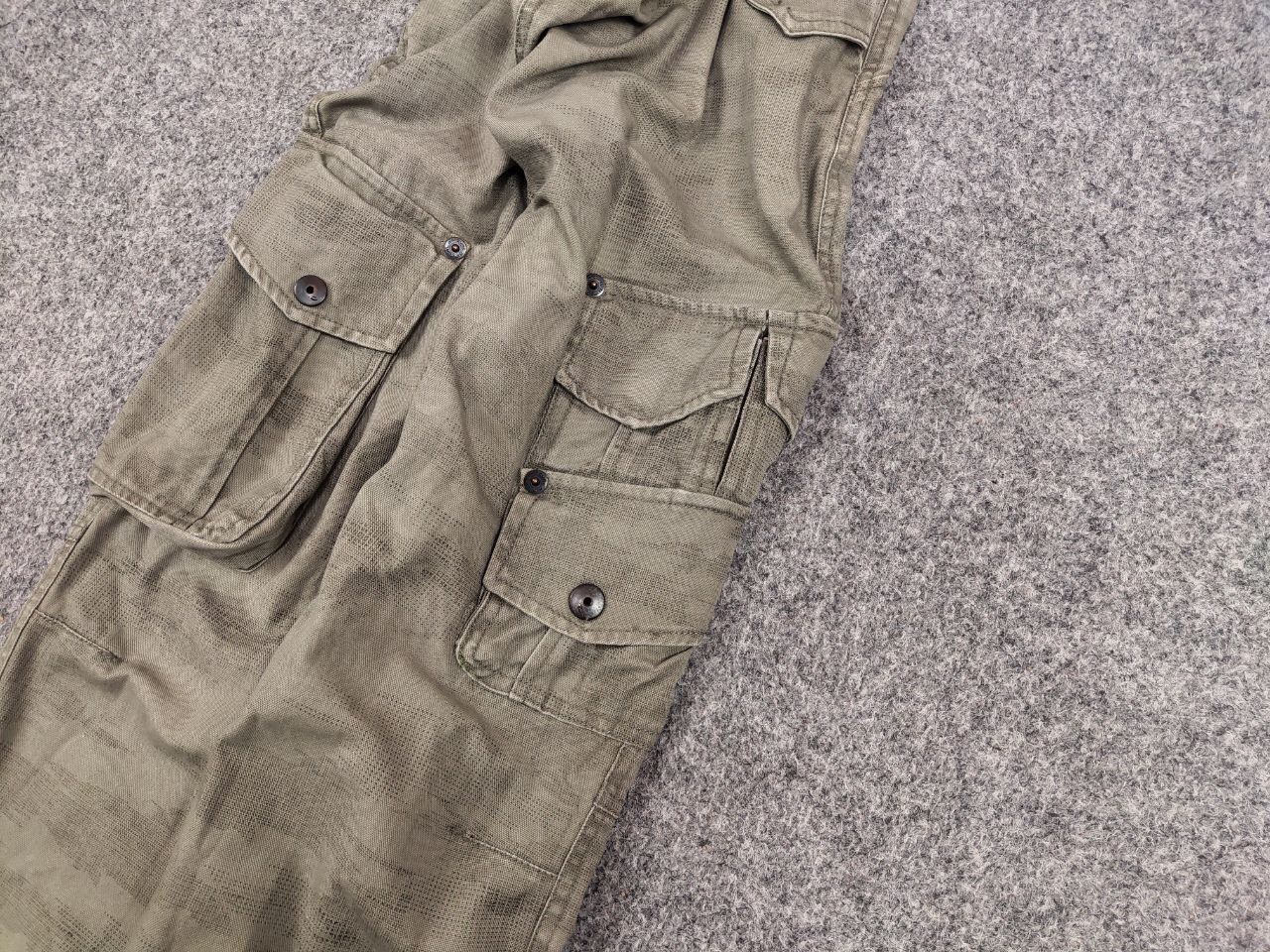 Rip Curl Vintage 90's Rip Curl Cargo Baggy Olive camo Pants Size US 33 - 5 Thumbnail