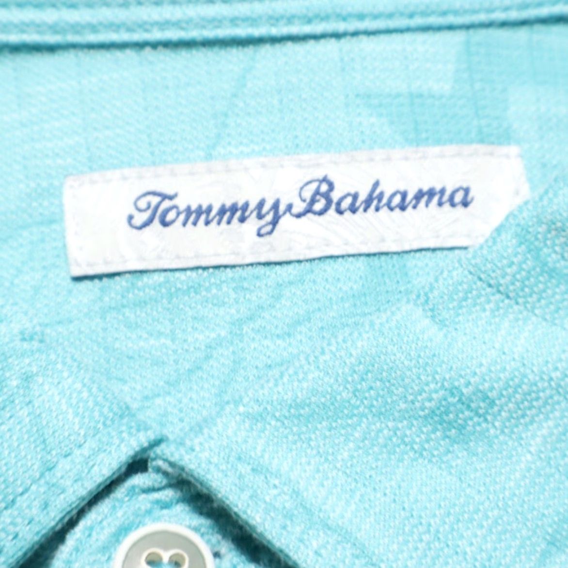 Tommy Bahama Tommy Bahama Polo Shirt Green Men's L Tencel Jacquard Floral Shirt Size US L / EU 52-54 / 3 - 5 Thumbnail