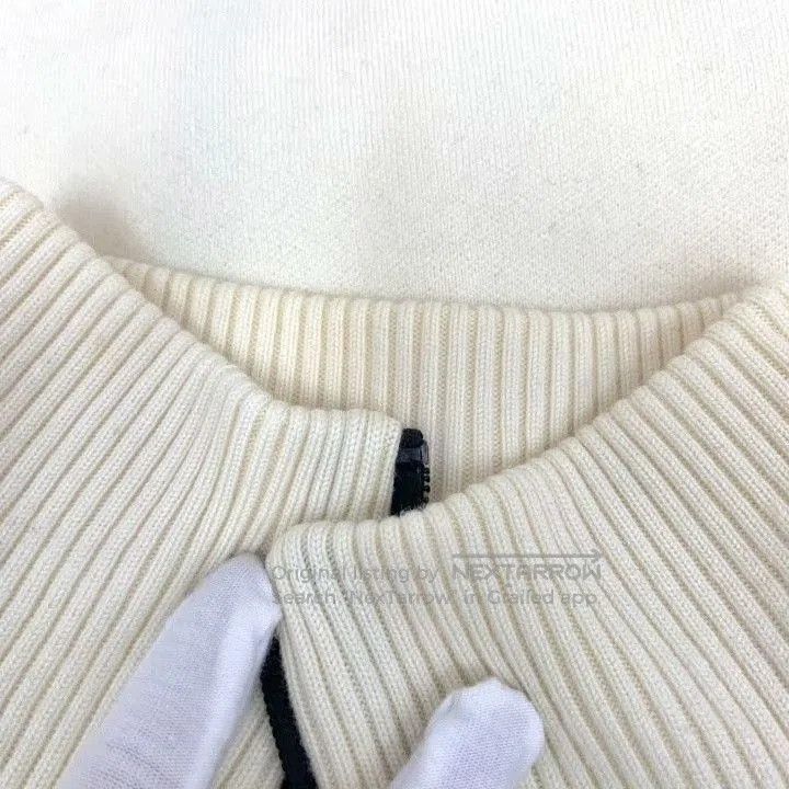 Fendi Fendi Beige Side Logo Wool Zip Knit Coat. Size US L / EU 52-54 / 3 - 8 Thumbnail