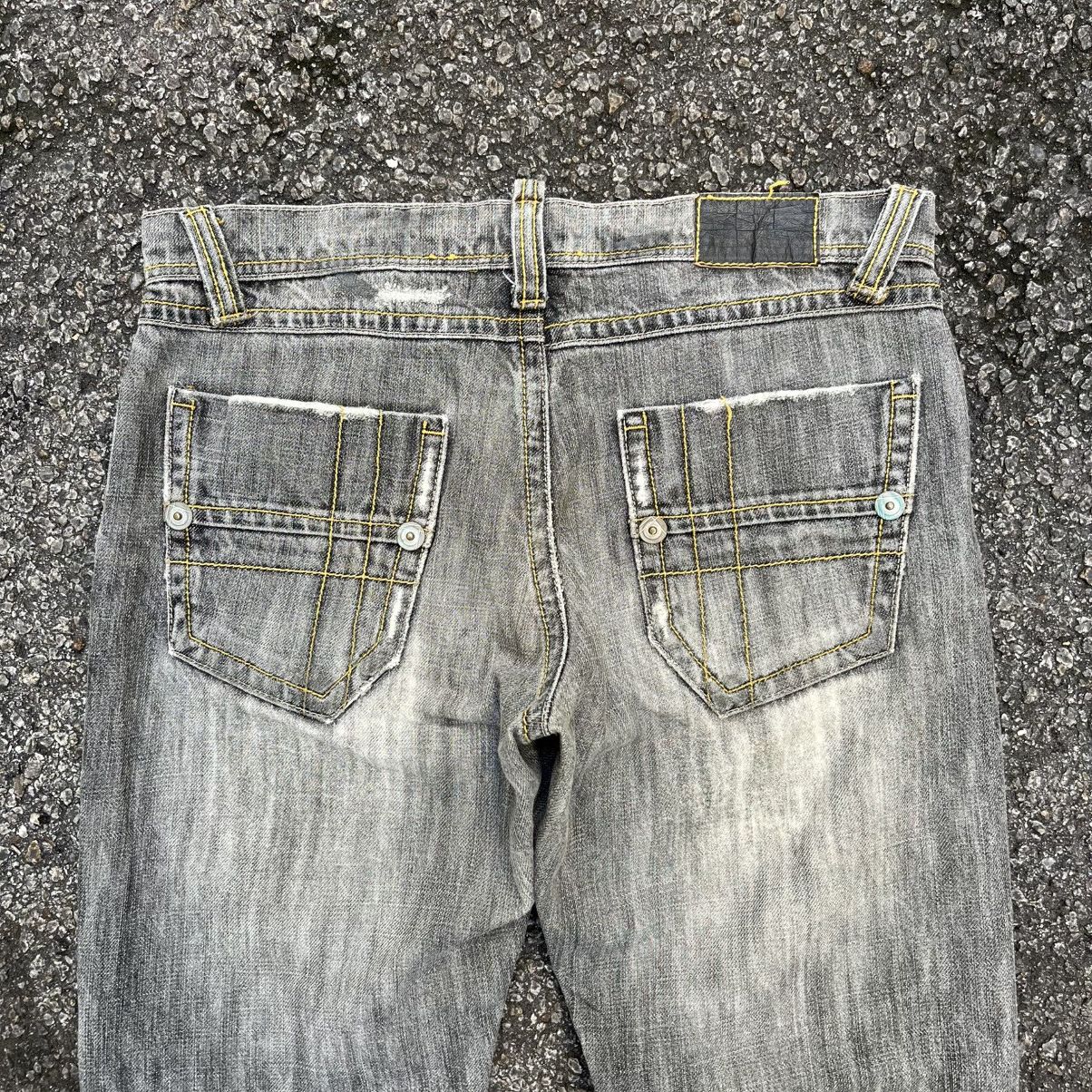 Hysteric Glamour FLARE JEANS COMME CA DU MODE MEN BOOT CUT FADED BLACK DENIM Size US 30 / EU 46 - 11 Thumbnail