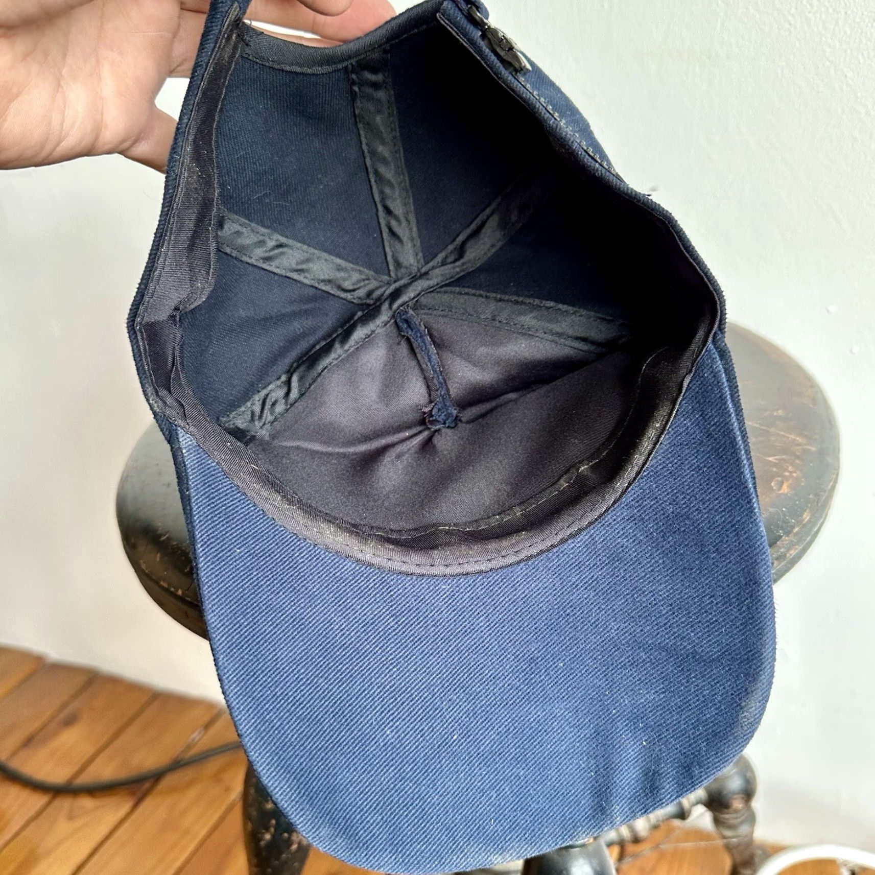 Vintage VINTAGE 1980s HaT Cap Police Force Hat Command Cap S Thai Southern Border Original Adjustable high quality Size ONE SIZE - 5 Thumbnail