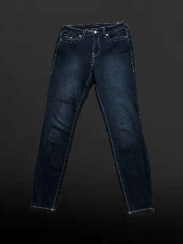 True Religion True Religion Mid Rise Skinny Logo Denim Jeans Size 30" / US 8 / IT 44 - 1 Thumbnail