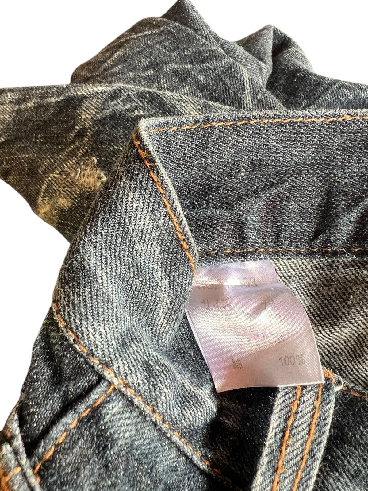 14th Addiction Double Waist Nylaus Clothing Dirty Mud Discharge Denim Jeans Size US 30 / EU 46 - 21 Thumbnail