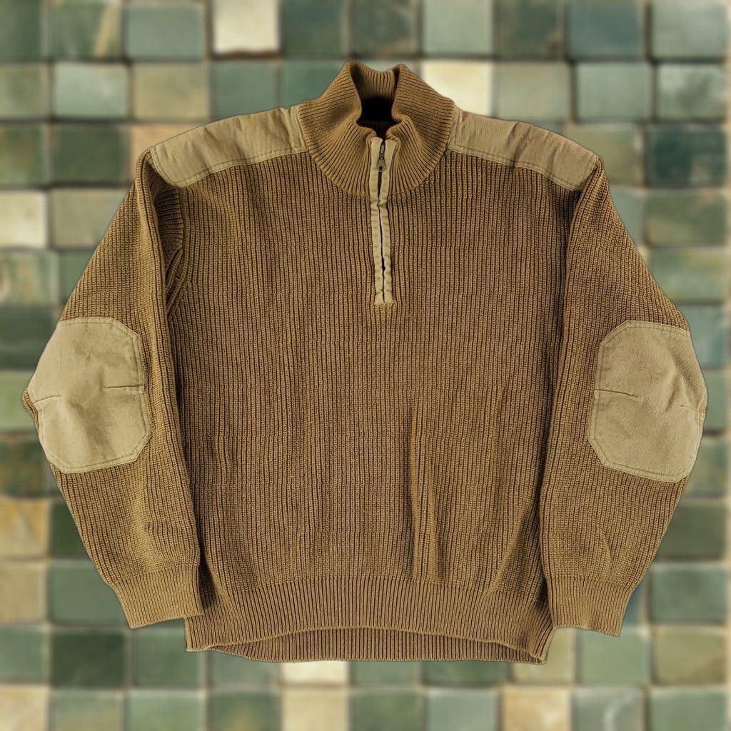 Orvis VINTAGE Orvis Sweater 90s Commando Cotton Brown Mens XL Pullover Size US XL / EU 56 / 4 - 1 Thumbnail