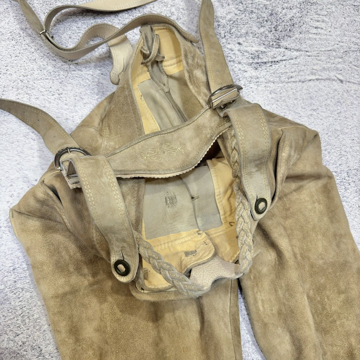 Vintage Authentic Vintage Lederhosen - Size 48 - 32 Size US 32 / EU 48 - 9 Thumbnail
