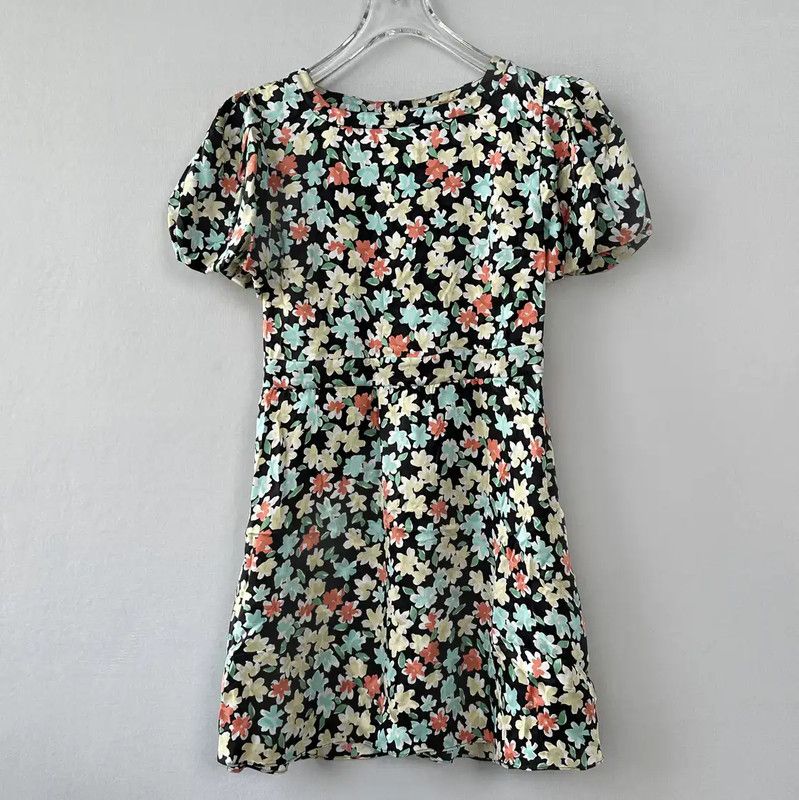 Yves Saint Laurent YSL Floral Print Summer Dress Medium 0089 Size M / US 6-8 / IT 42-44 - 1 Thumbnail