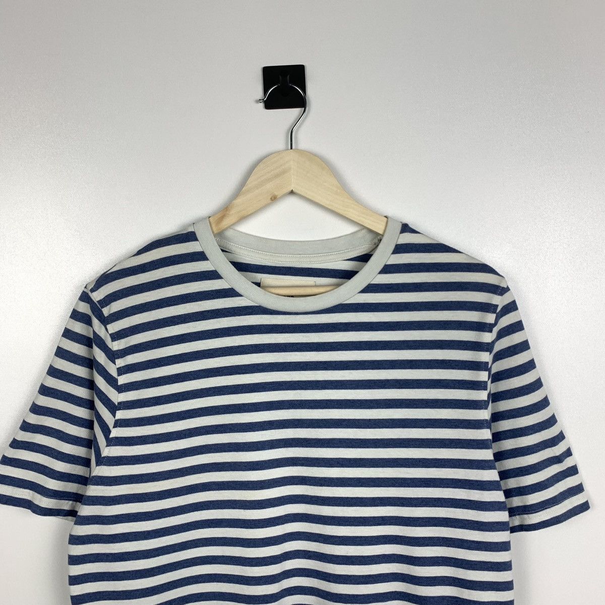 Folk Folk Striped Tee Men’s Size M White Blue Size US M / EU 48-50 / 2 - 2 Thumbnail