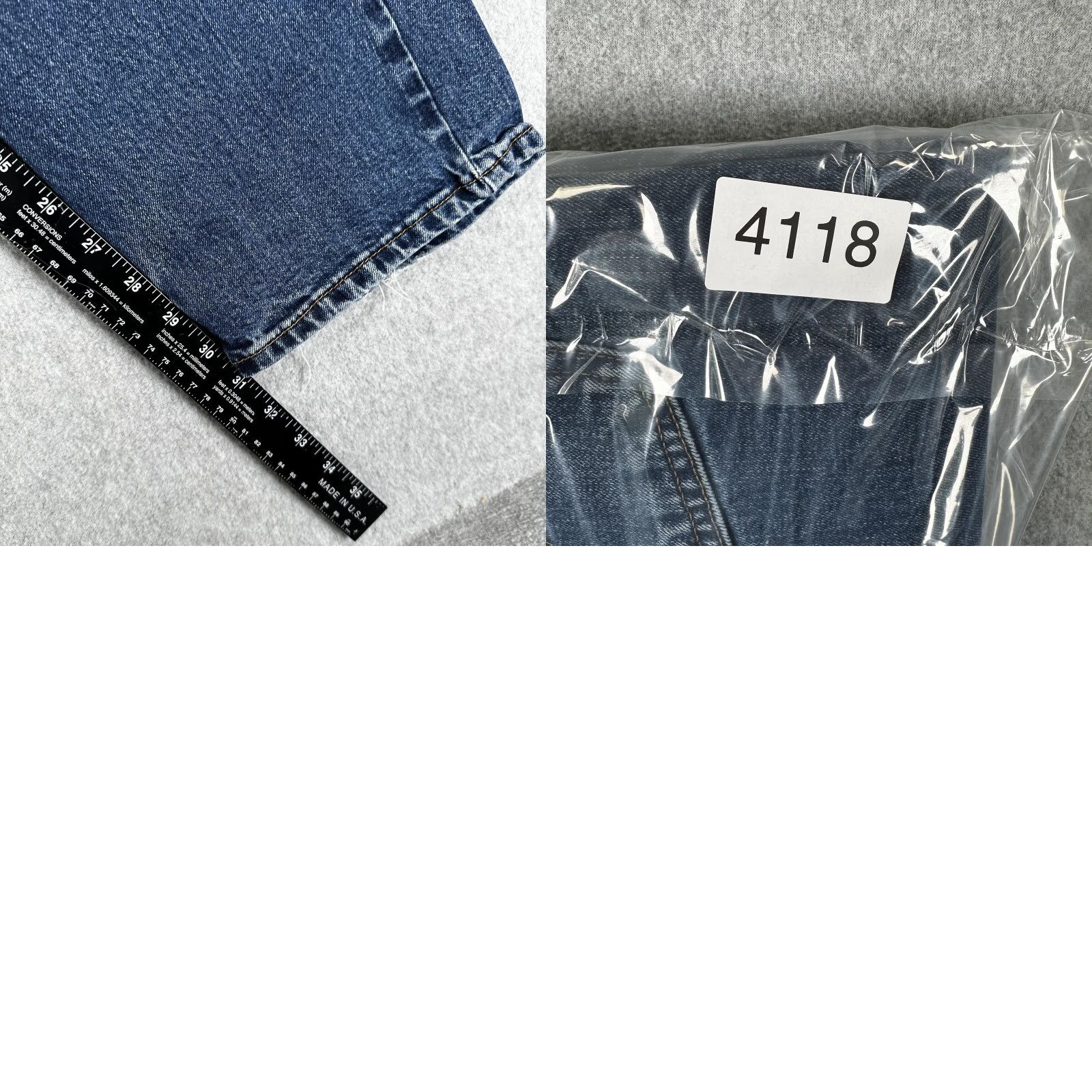 Levi's Levi's 505 Jeans Mens 36x31 Blue Straight Regular Fit Medium Wash Denim Pants Size US 36 / EU 52 - 8 Thumbnail