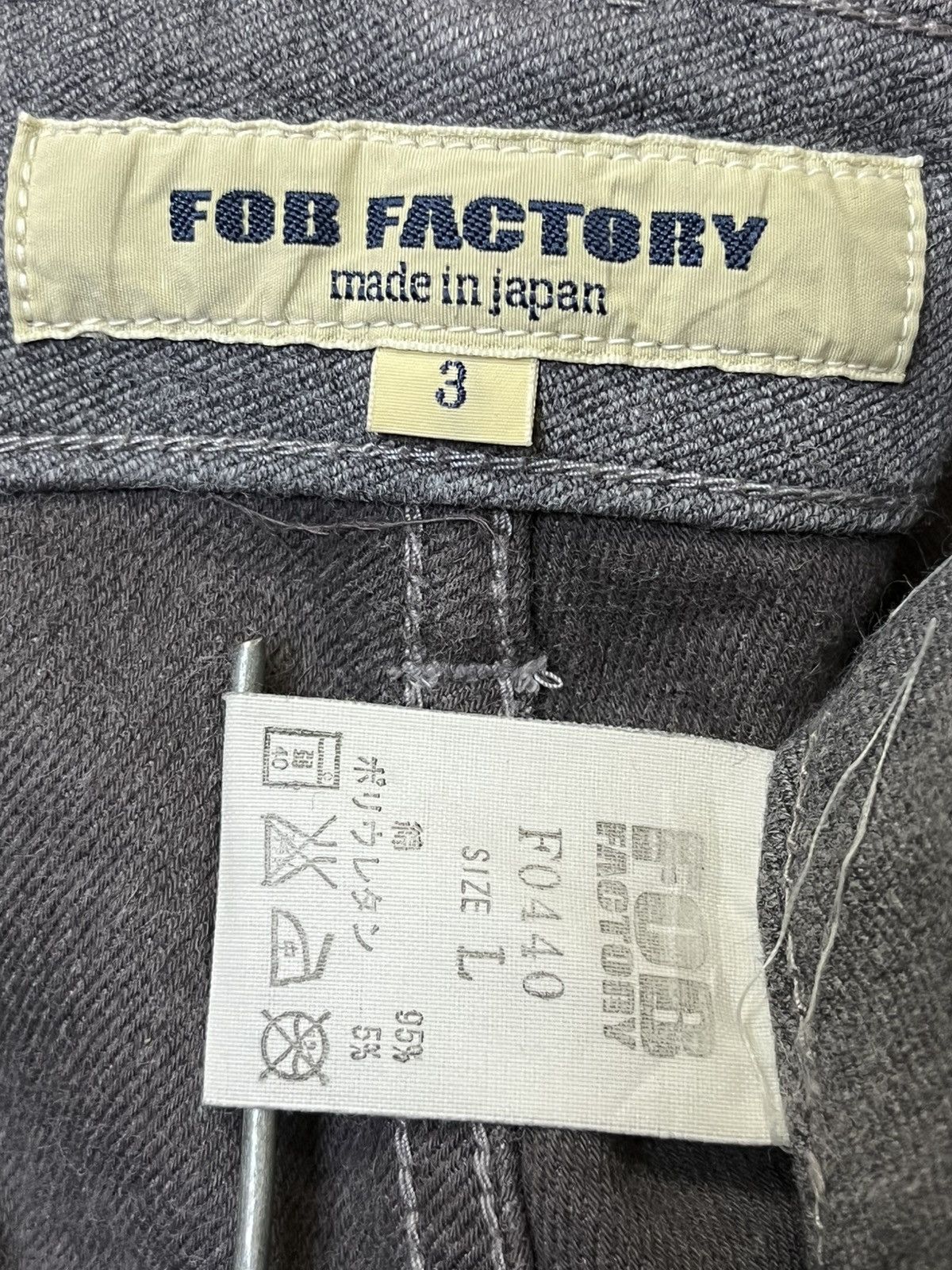 FOB Factory JAPANESE BRAND FOB FACTORY MADE IN JAPAN BAKER PANTS Size US 33 - 16 Thumbnail