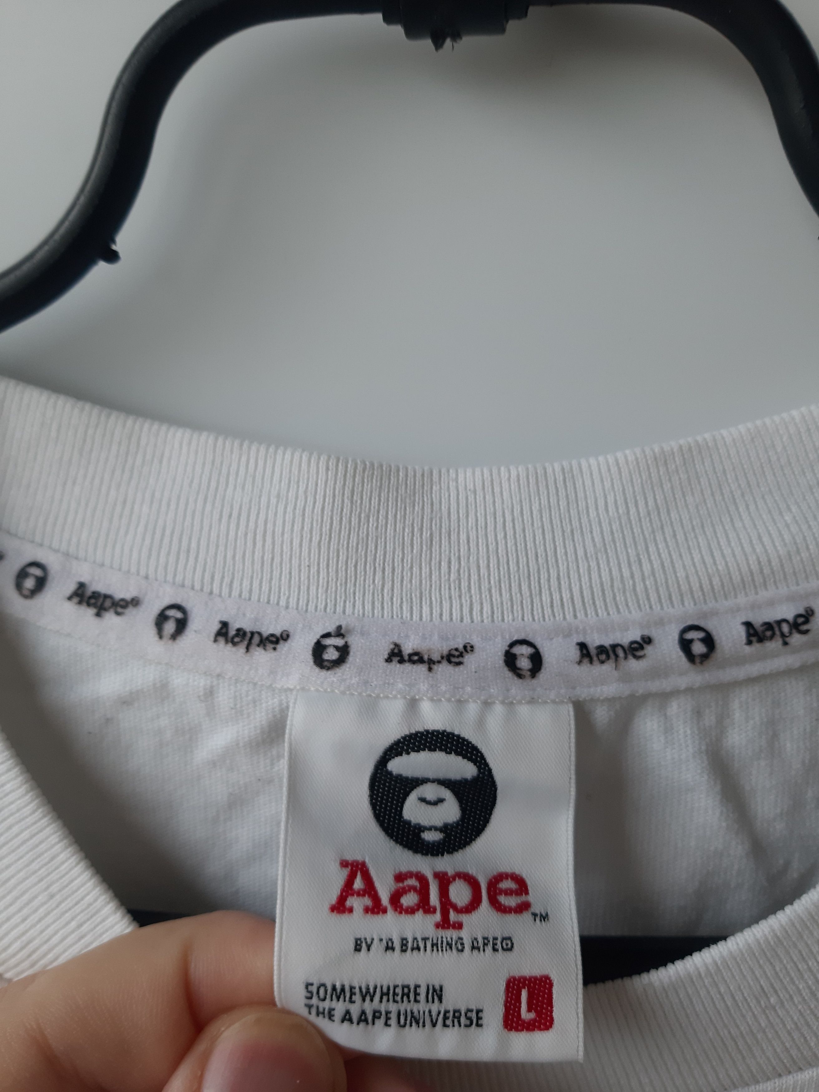 Aape × Bape Vintage Ape T-shirts Somewhere in the Ape Universe Tee Size US L / EU 52-54 / 3 - 3 Thumbnail