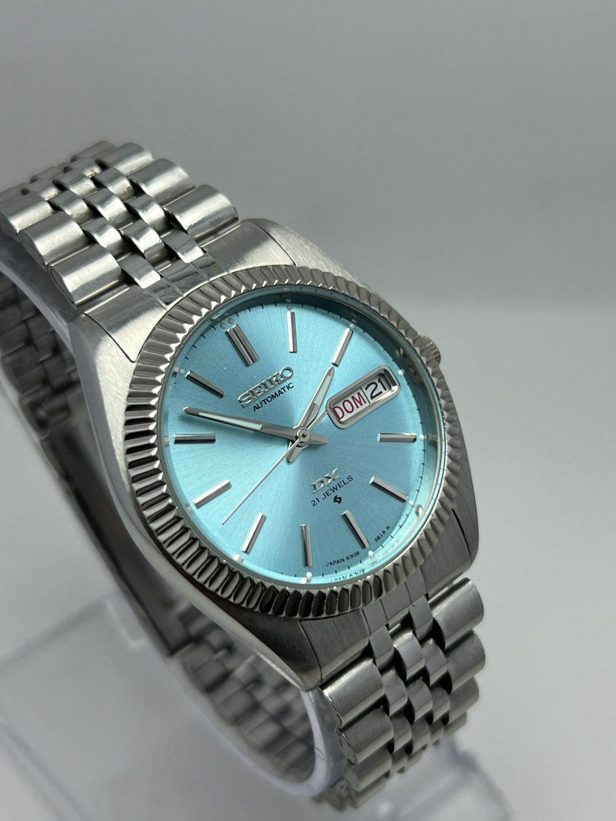 Seiko Seiko DX Automatic Watch Fluted Bezel Day/Date Made in Japan Size 36 - 3 Thumbnail