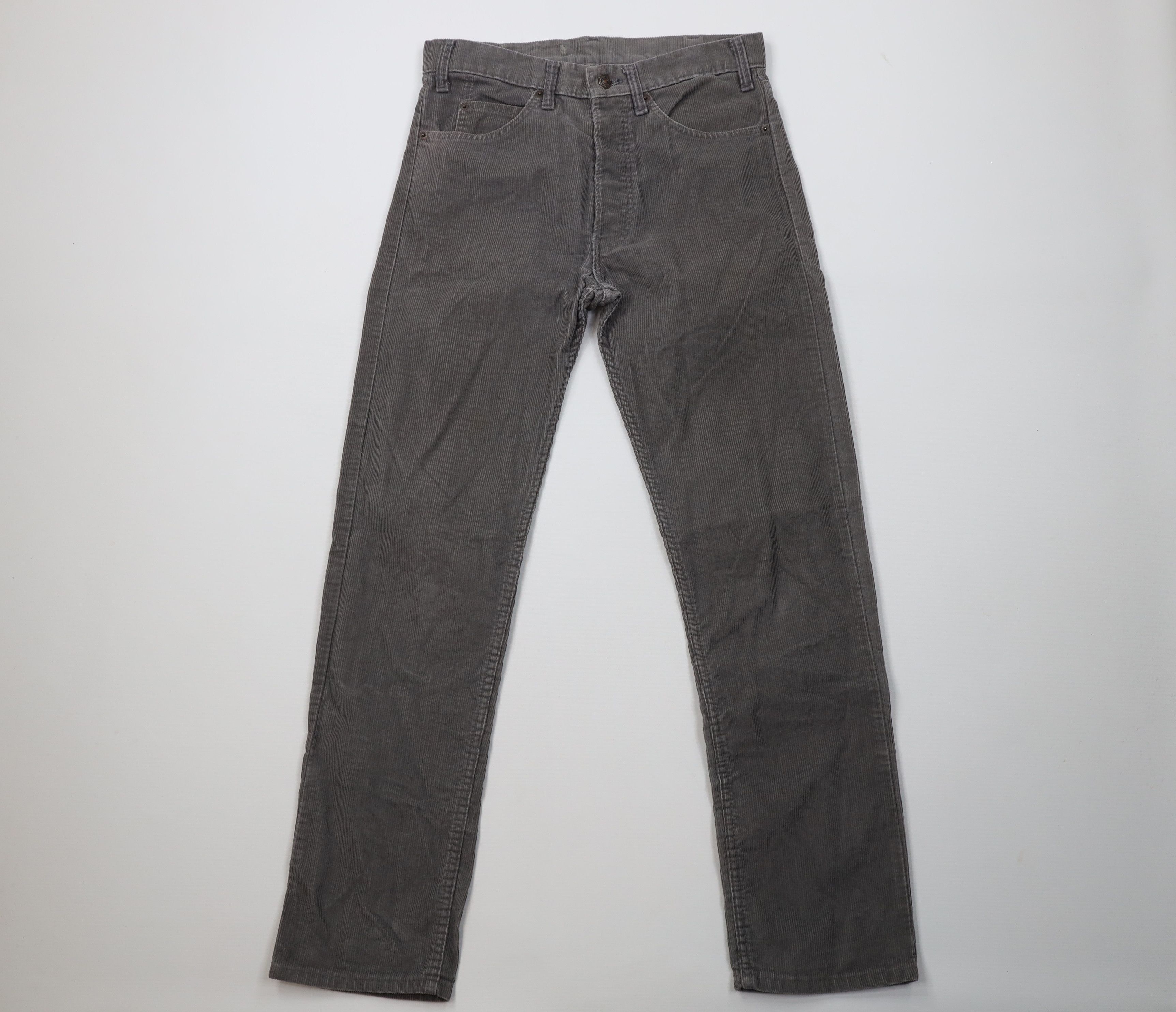 Levi's Vintage 70s 80s Levis 517xx Western Corduroy Pants Gray USA Size US 30 / EU 46 - 1 Thumbnail