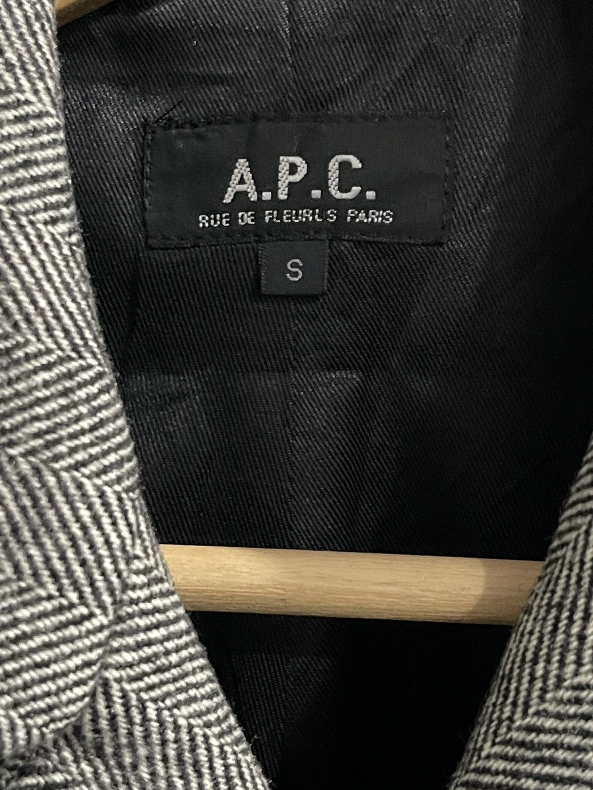 A.P.C. Vintage A.P.C Double Breasted Wool Coat Jacket Size S / US 4 / IT 40 - 13 Thumbnail
